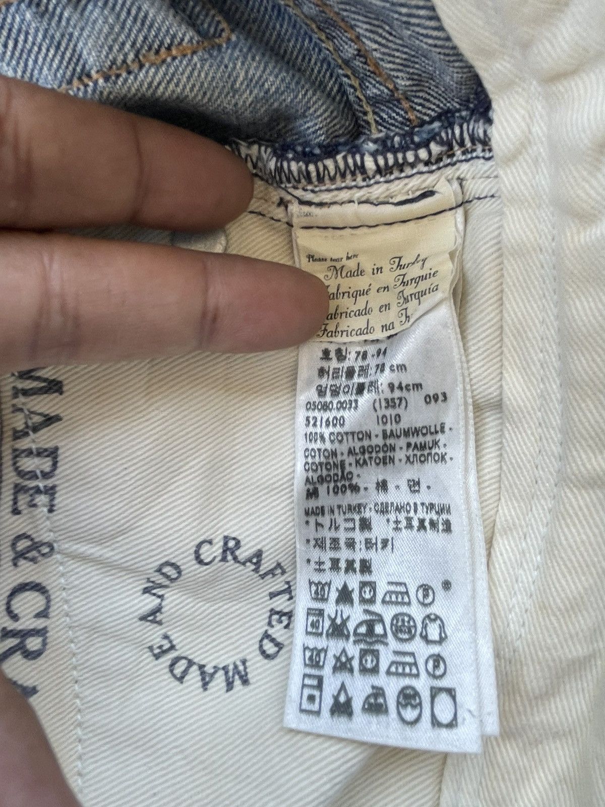 Levi's Levis Made & Crafted 508 E Distresed Size US 32 / EU 48 - 16 Thumbnail