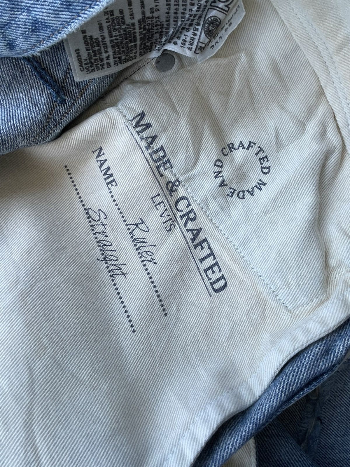 Levi's Levis Made & Crafted 508 E Distresed Size US 32 / EU 48 - 17 Thumbnail