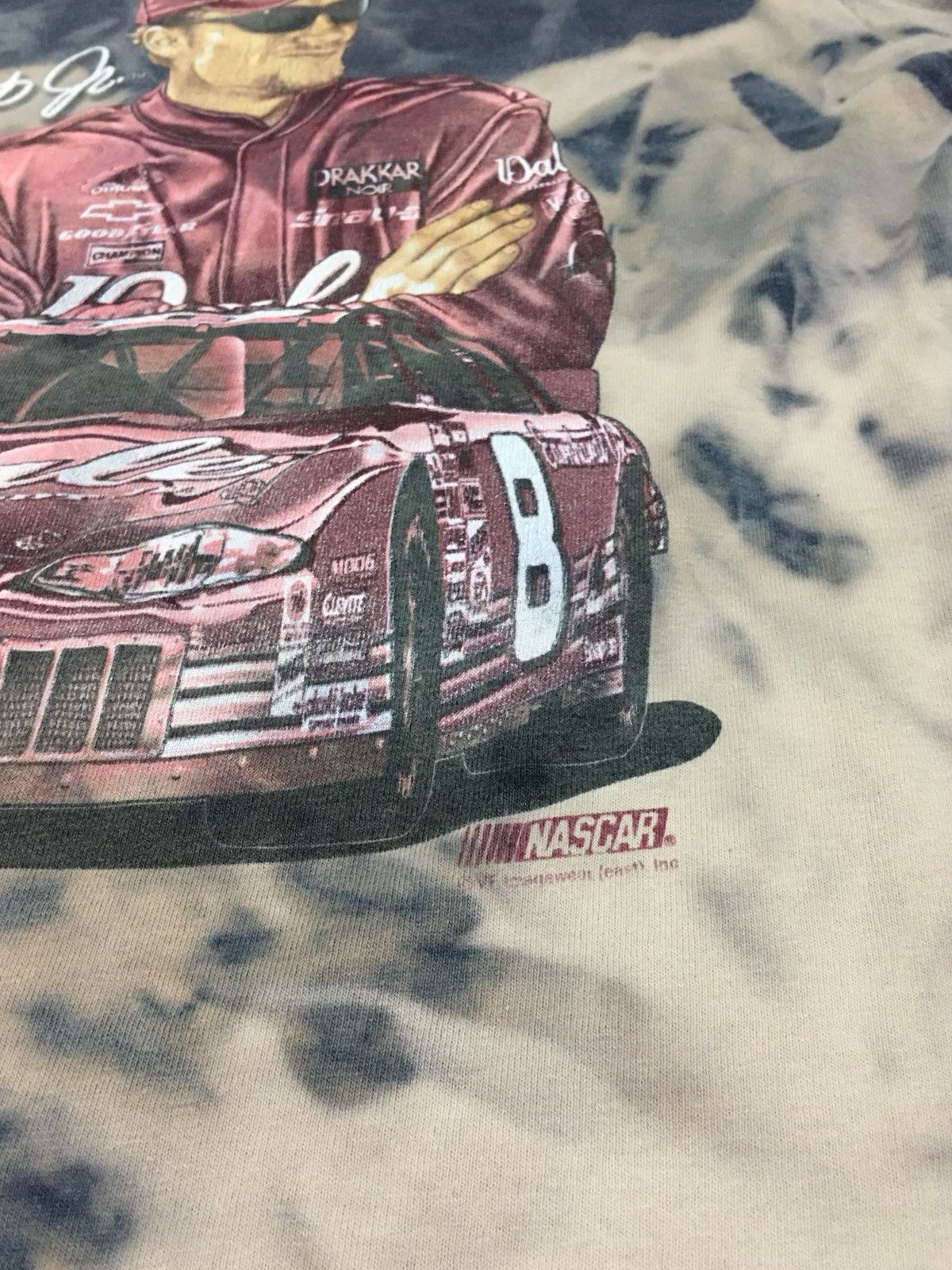 NASCAR Vintage Rally Dhakar Nascar Racing Acid wash Shirt Size US L / EU 52-54 / 3 - 4 Thumbnail