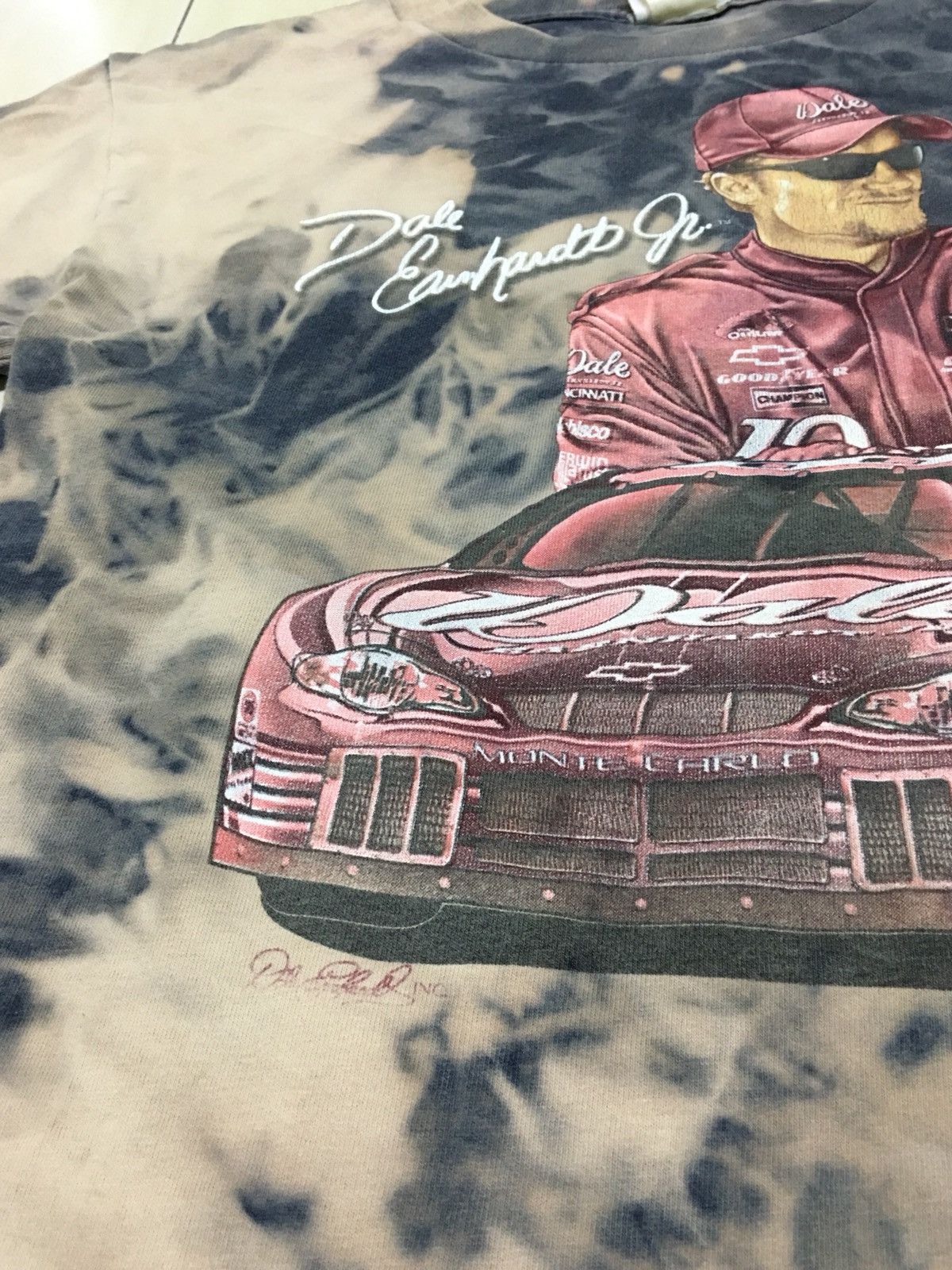 NASCAR Vintage Rally Dhakar Nascar Racing Acid wash Shirt Size US L / EU 52-54 / 3 - 5 Thumbnail