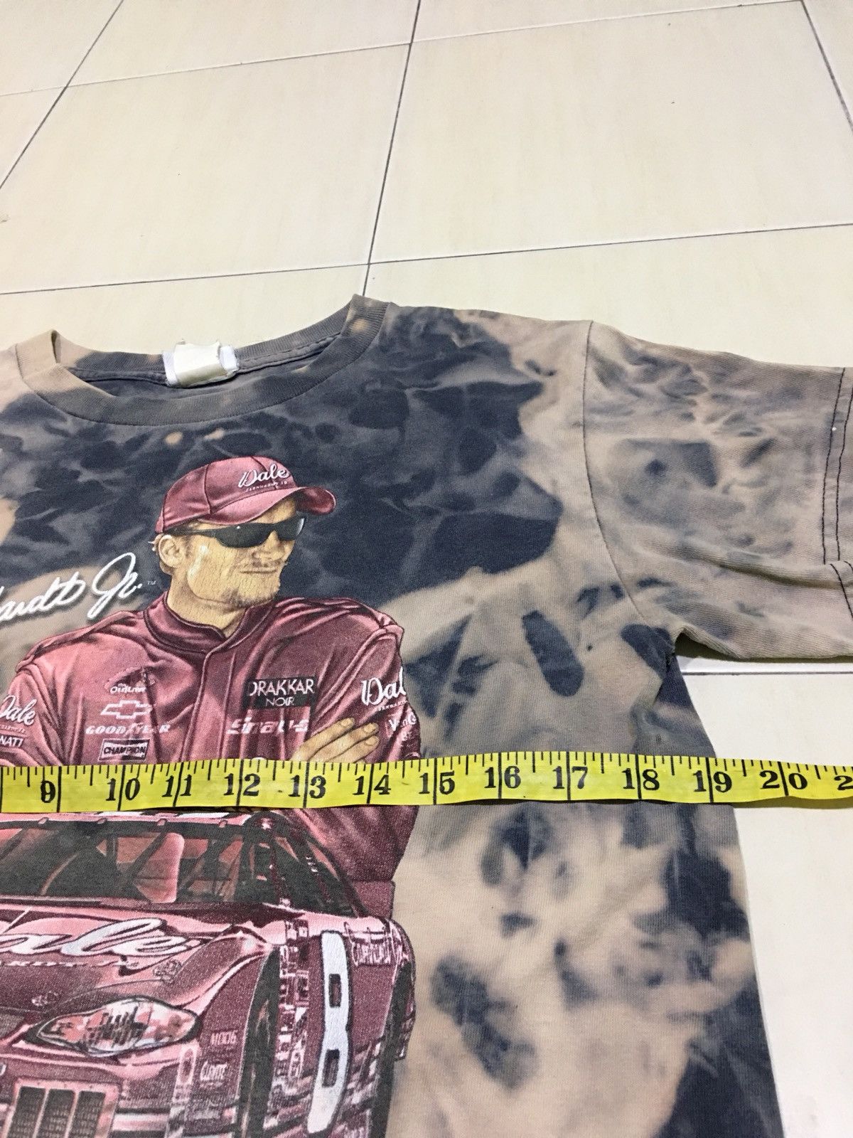 NASCAR Vintage Rally Dhakar Nascar Racing Acid wash Shirt Size US L / EU 52-54 / 3 - 8 Thumbnail