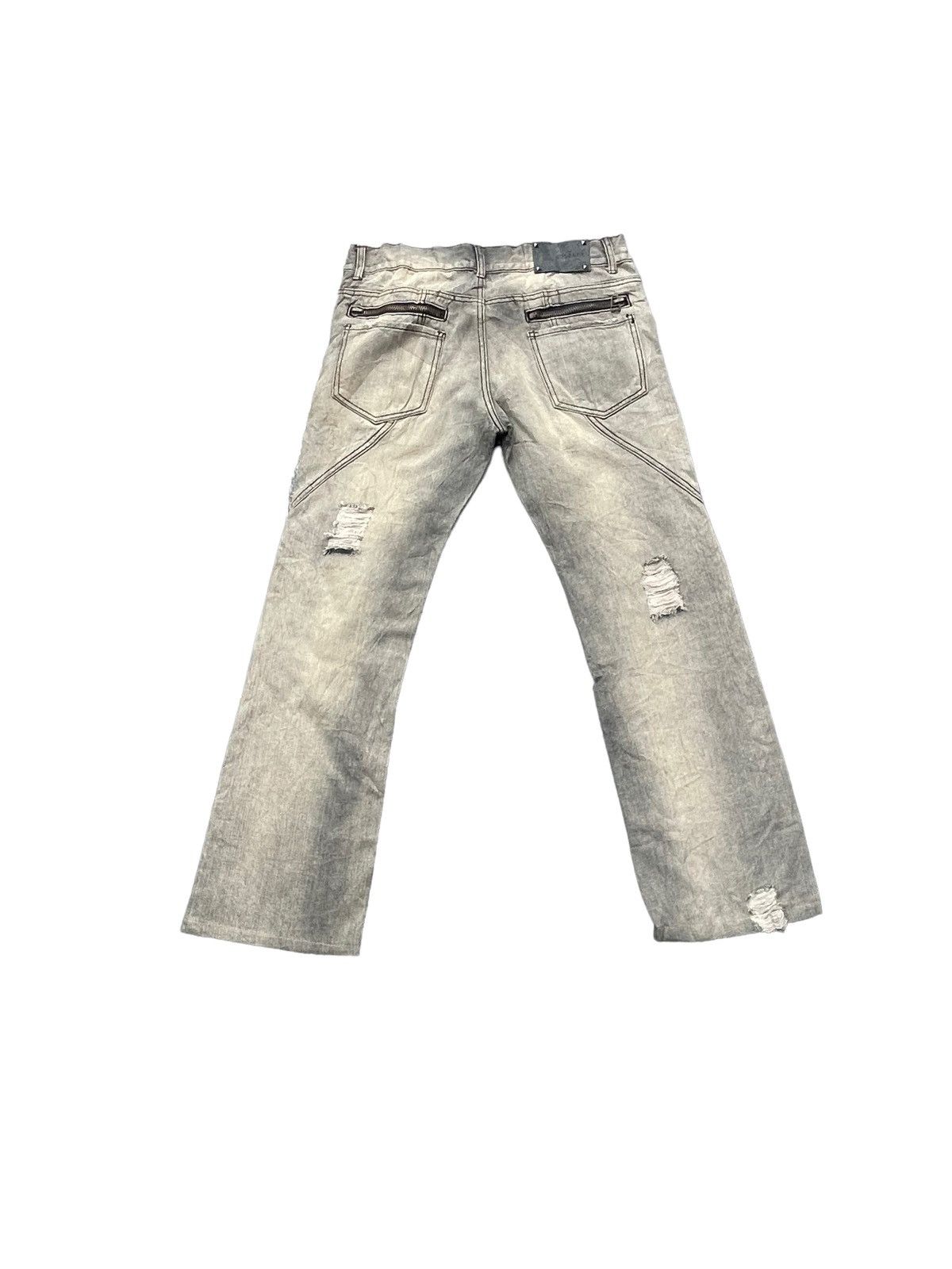 Japanese Brand Solberry Distressed Denim Size US 34 / EU 50 - 8 Thumbnail