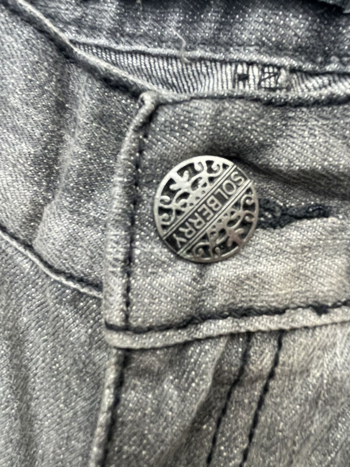Japanese Brand Solberry Distressed Denim Size US 34 / EU 50 - 15 Thumbnail