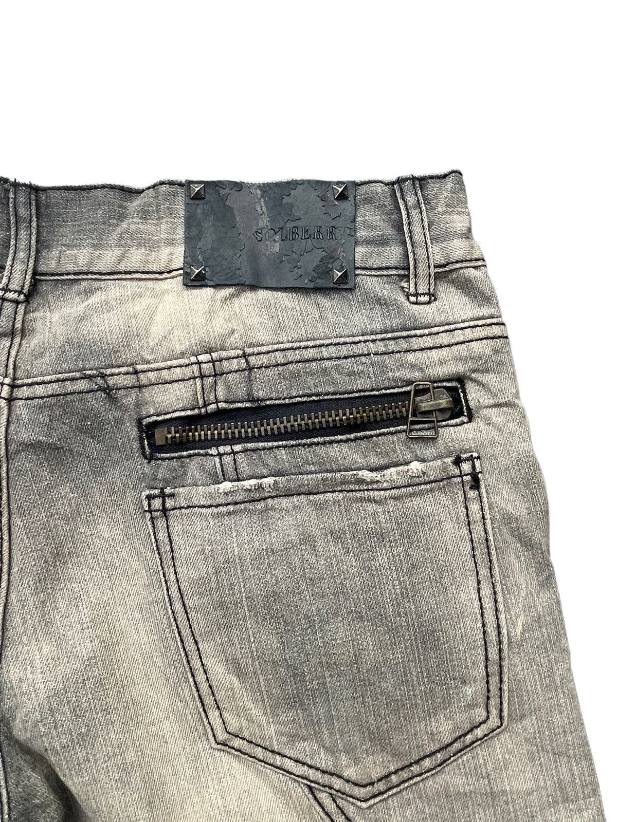 Japanese Brand Solberry Distressed Denim Size US 34 / EU 50 - 10 Thumbnail