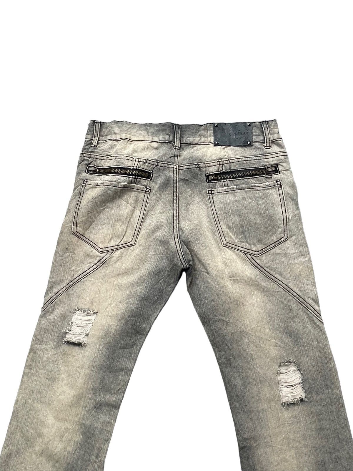 Japanese Brand Solberry Distressed Denim Size US 34 / EU 50 - 9 Thumbnail
