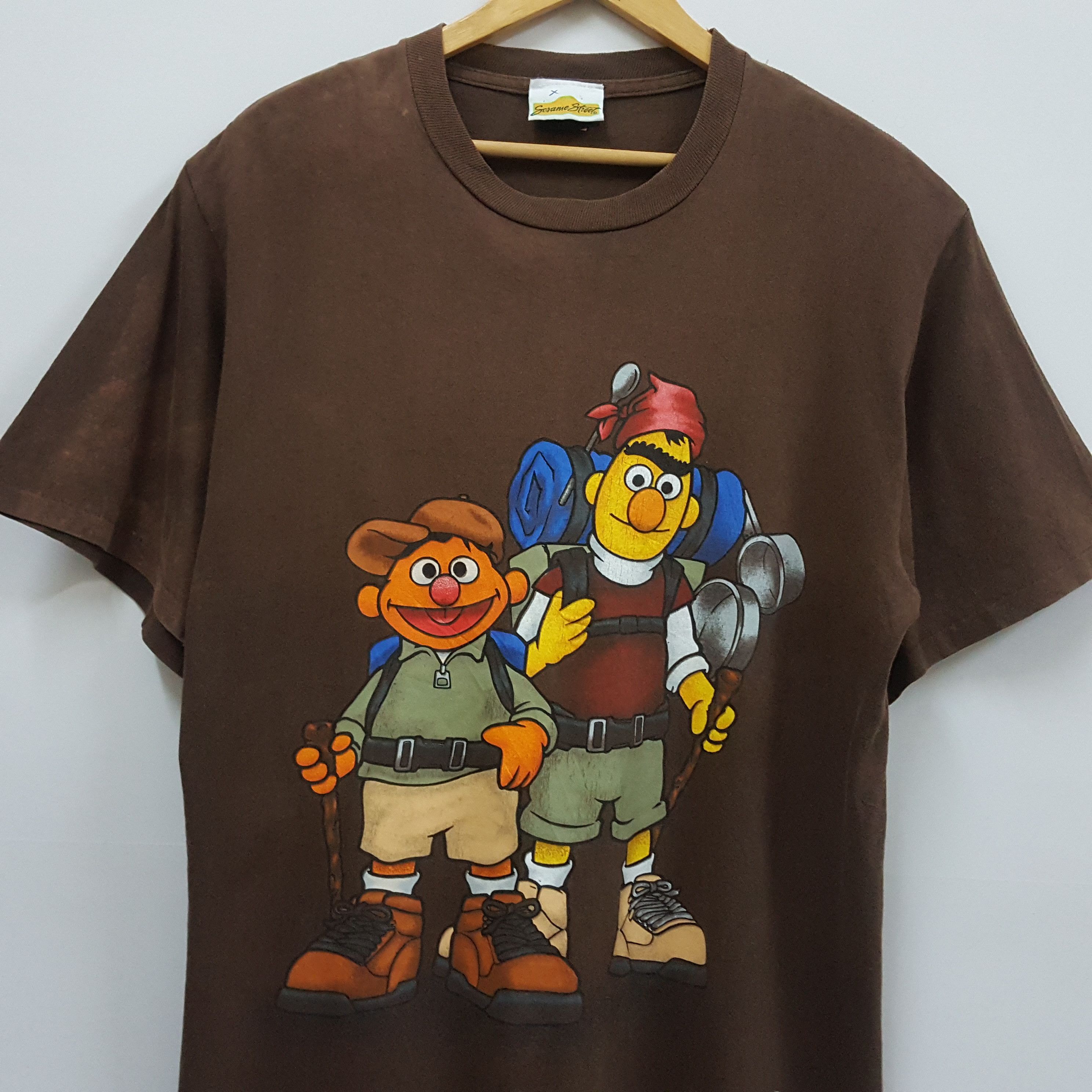 Cartoon Network × The Simpsons × Vintage Vintage 90's SESAME STREET characters t-shirt made USA Size US L / EU 52-54 / 3 - 3 Thumbnail