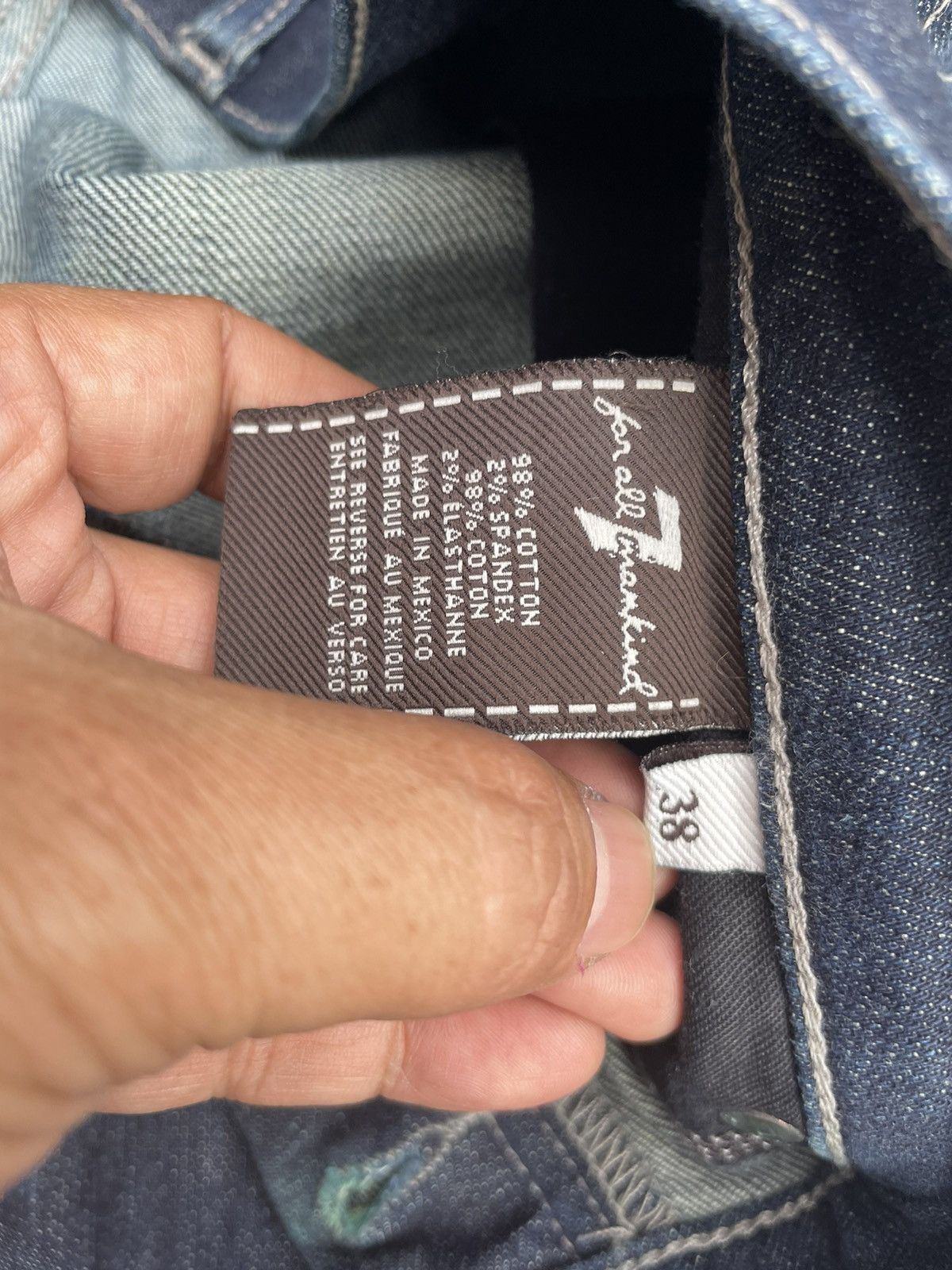 7 For All Mankind 7 for all mankind regular Denim Size US 40 / EU 56 - 16 Thumbnail