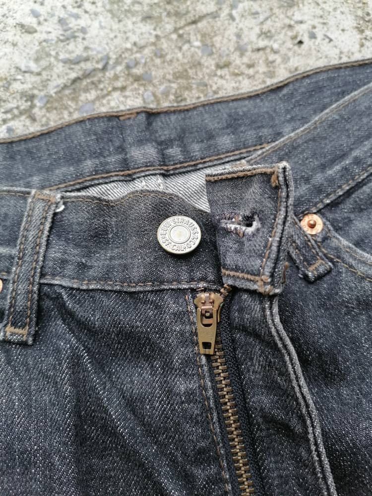 Levi's × Levi's Vintage Clothing Levi's Strauss 533 Black Denim Jeans Size US 32 / EU 48 - 3 Thumbnail