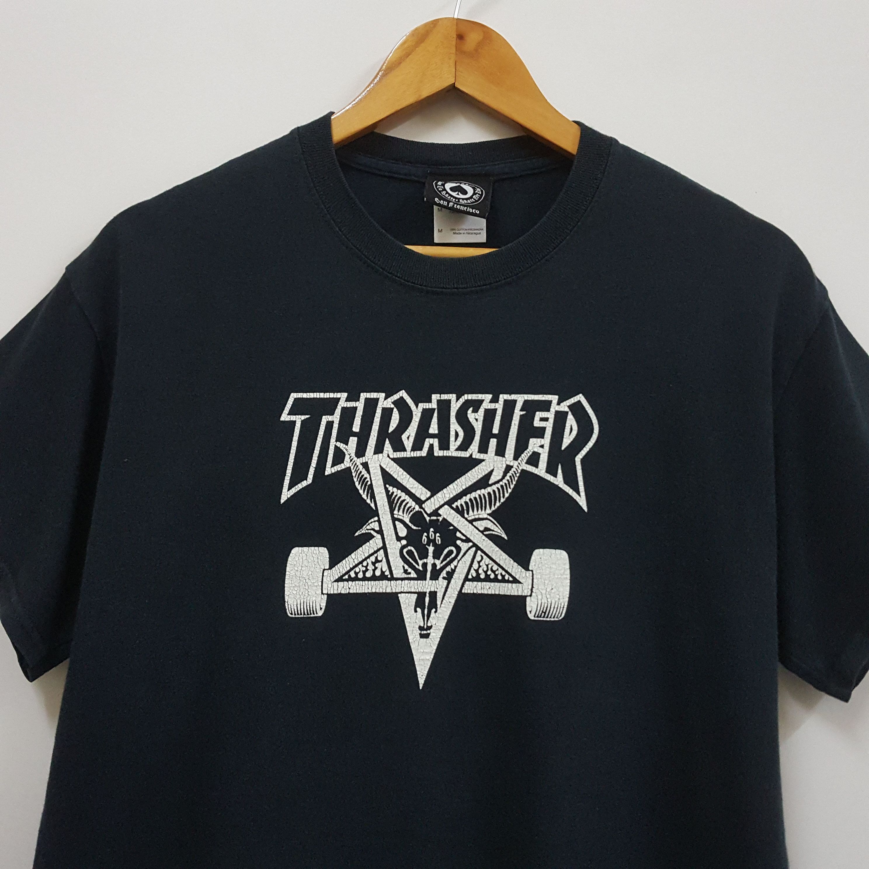 Thrasher × Vintage × Welcome Skateboards Vintage Thrasher Skateboard Skatewear nice design T-shirt Size US M / EU 48-50 / 2 - 4 Thumbnail
