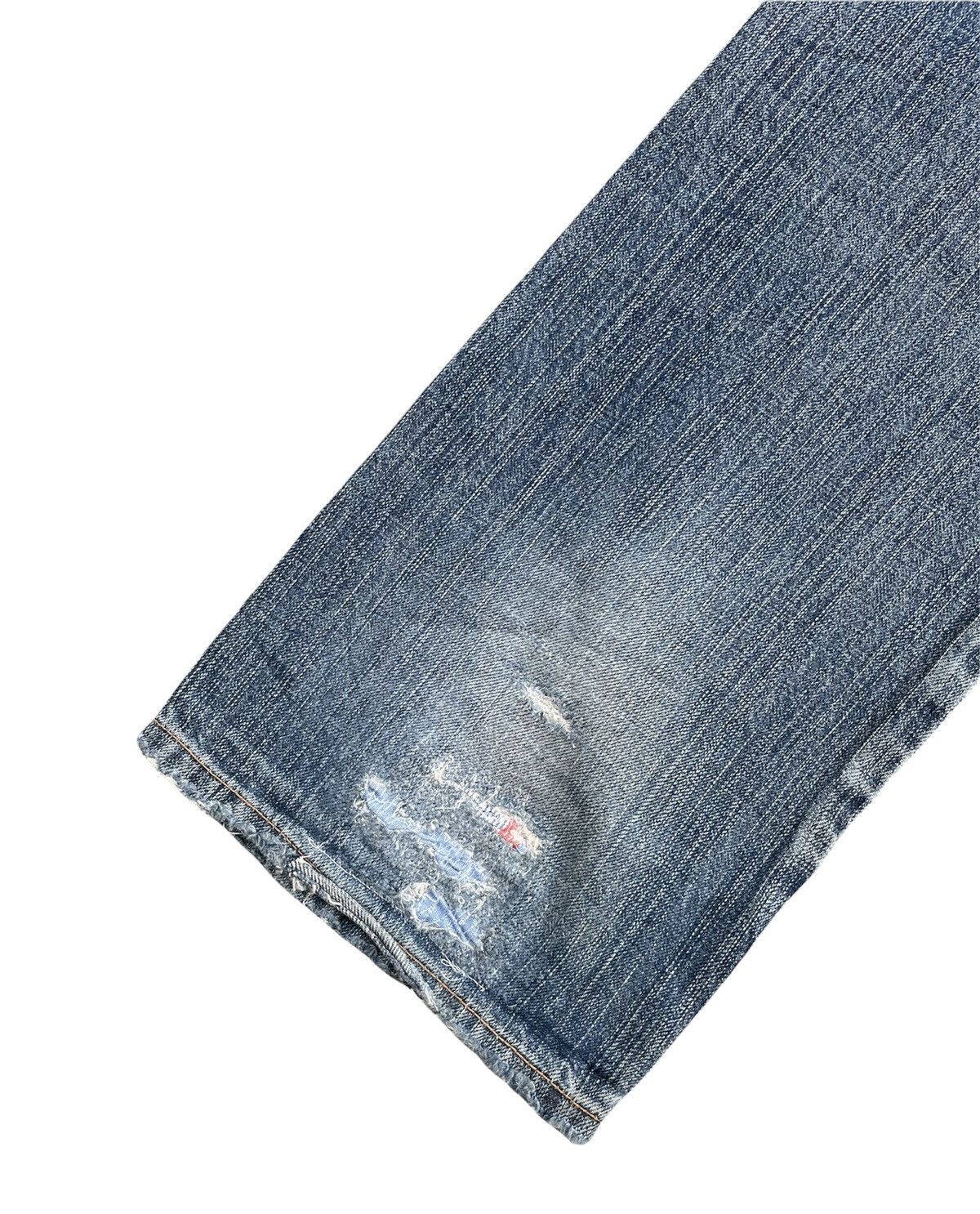 Japanese Brand Japanesse Traditional Eagle Emboiderey Denim Size US 33 - 7 Thumbnail