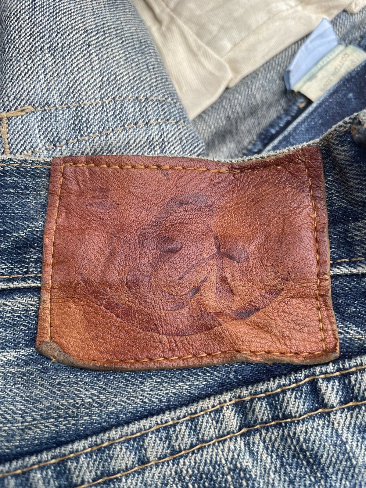 Eternal × Japanese Brand Vintage Eternal Japan Aging Faded Distressed Denim Size US 34 / EU 50 - 15 Thumbnail