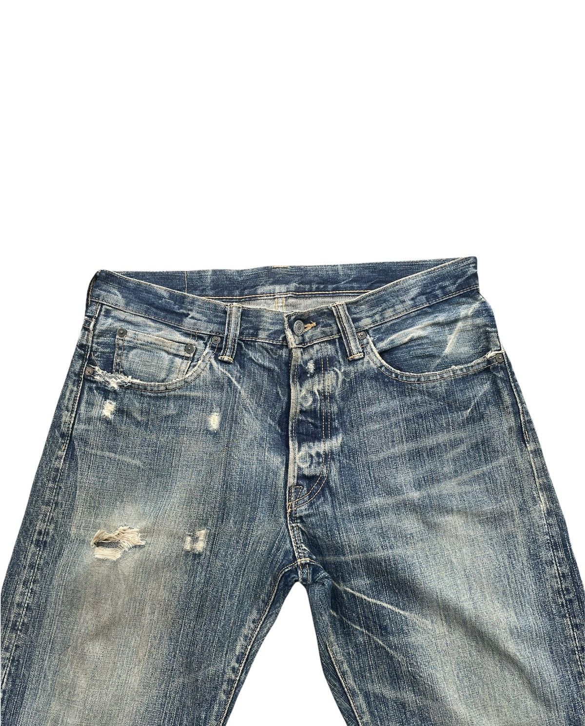 Eternal × Japanese Brand Vintage Eternal Japan Aging Faded Distressed Denim Size US 34 / EU 50 - 6 Thumbnail