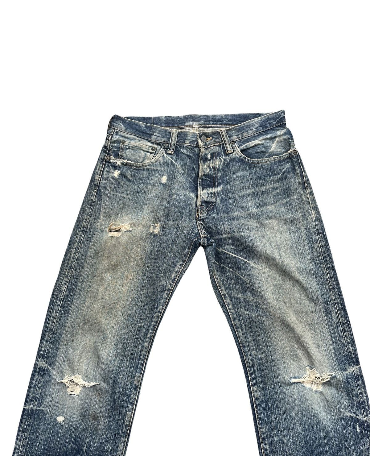 Eternal × Japanese Brand Vintage Eternal Japan Aging Faded Distressed Denim Size US 34 / EU 50 - 3 Thumbnail