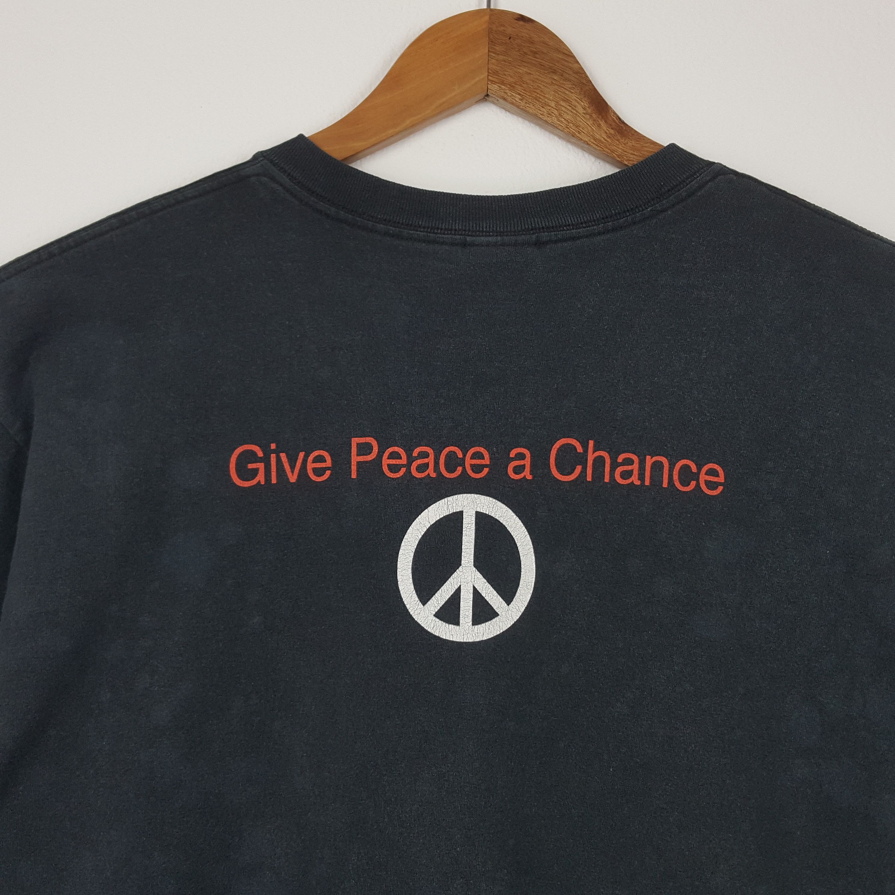 Band Tees × Vintage Vintage John Lenon New York The Beatles Image t-shirt Size US L / EU 52-54 / 3 - 4 Thumbnail