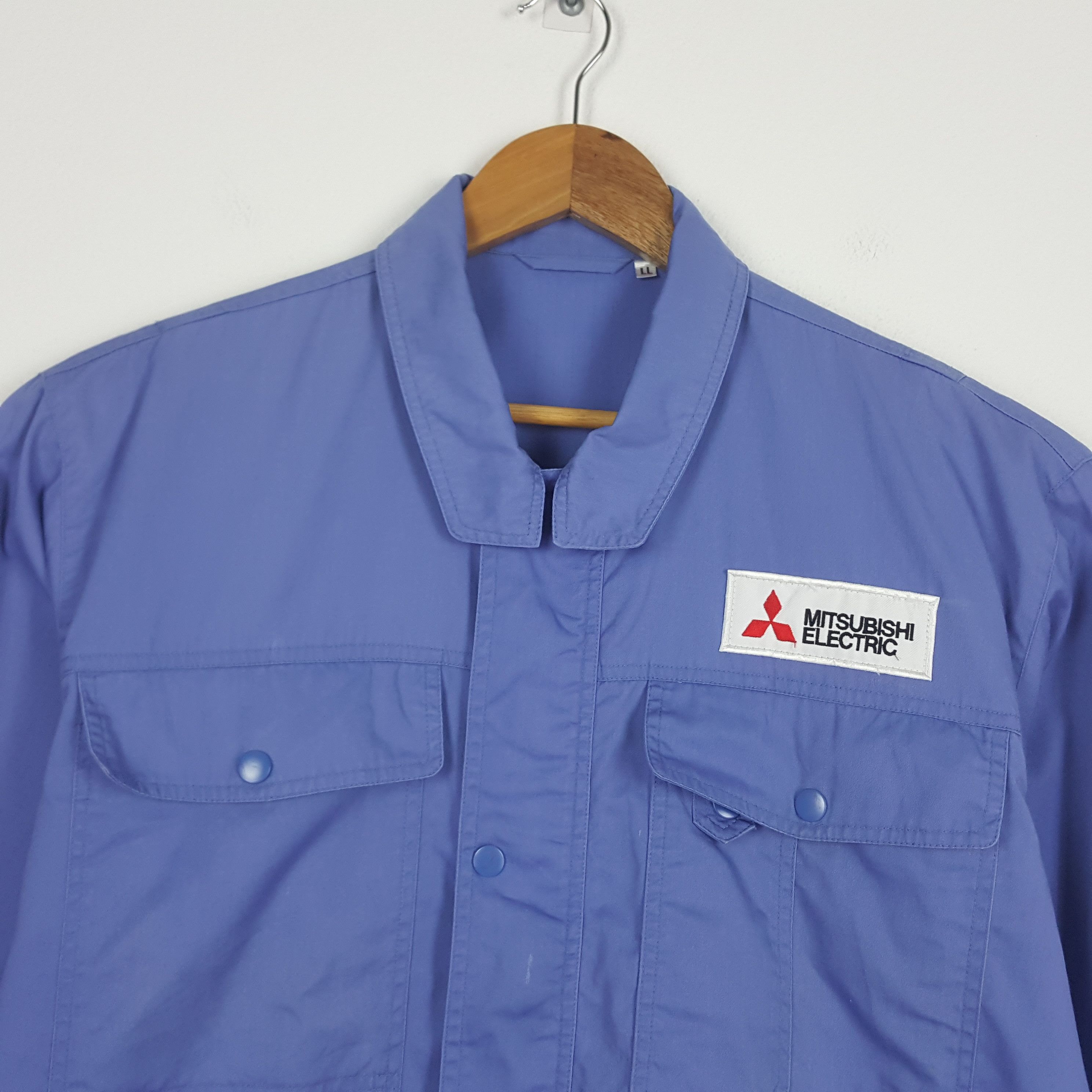 Japanese Brand × Vintage Vintage Mitsubishi Uniform Workwear Streetwear Jacket Size US XL / EU 56 / 4 - 7 Thumbnail