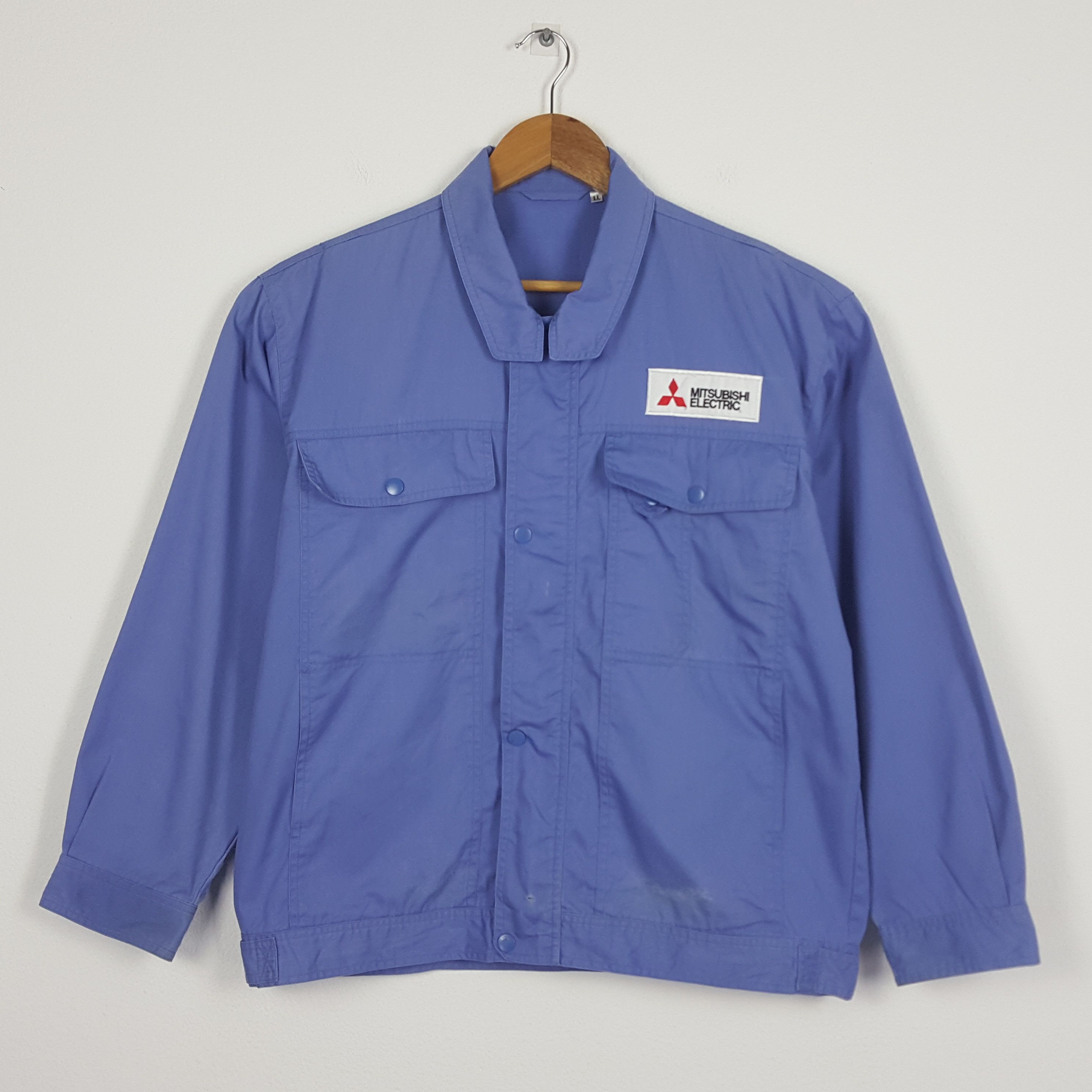 Japanese Brand × Vintage Vintage Mitsubishi Uniform Workwear Streetwear Jacket Size US XL / EU 56 / 4 - 1 Thumbnail