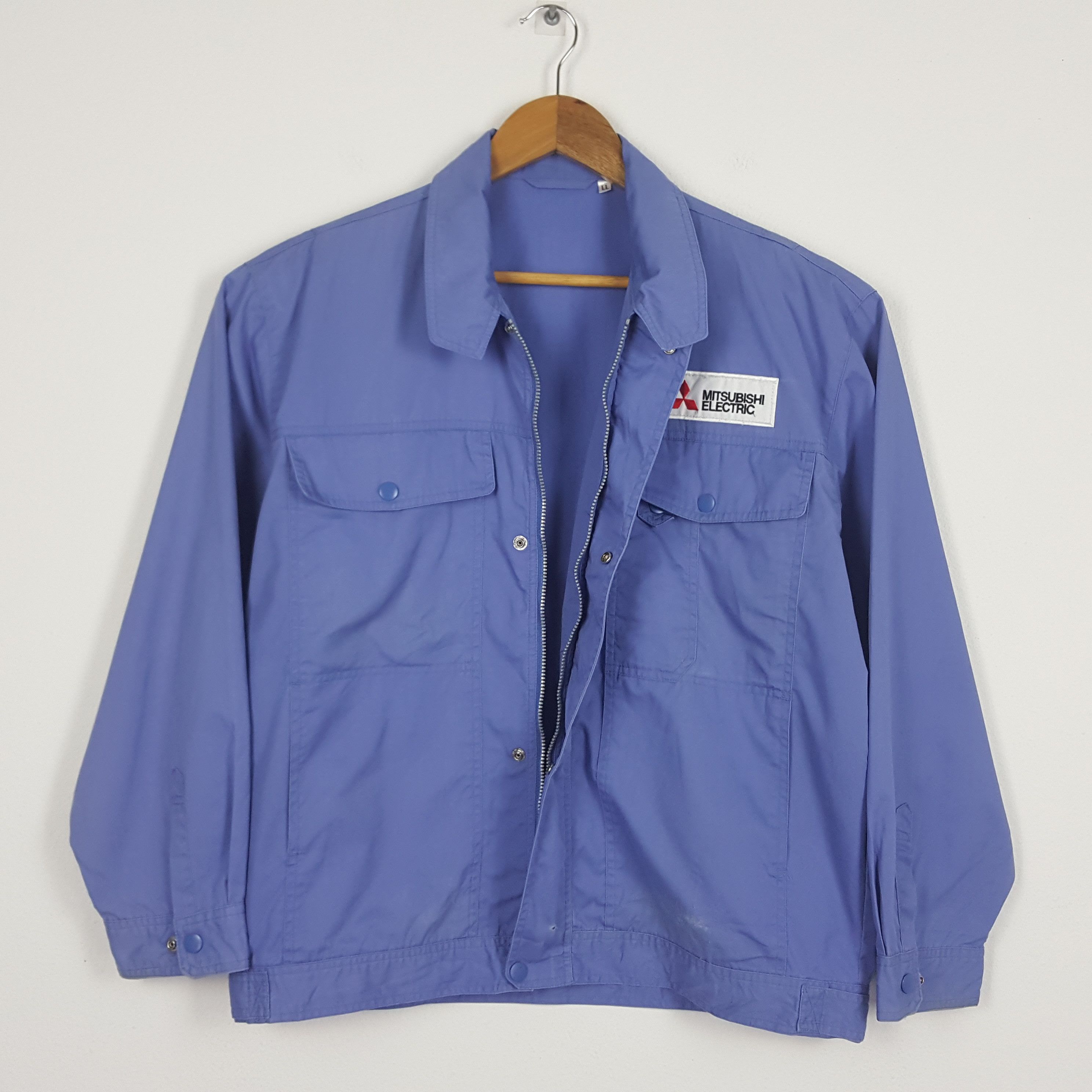 Japanese Brand × Vintage Vintage Mitsubishi Uniform Workwear Streetwear Jacket Size US XL / EU 56 / 4 - 4 Thumbnail