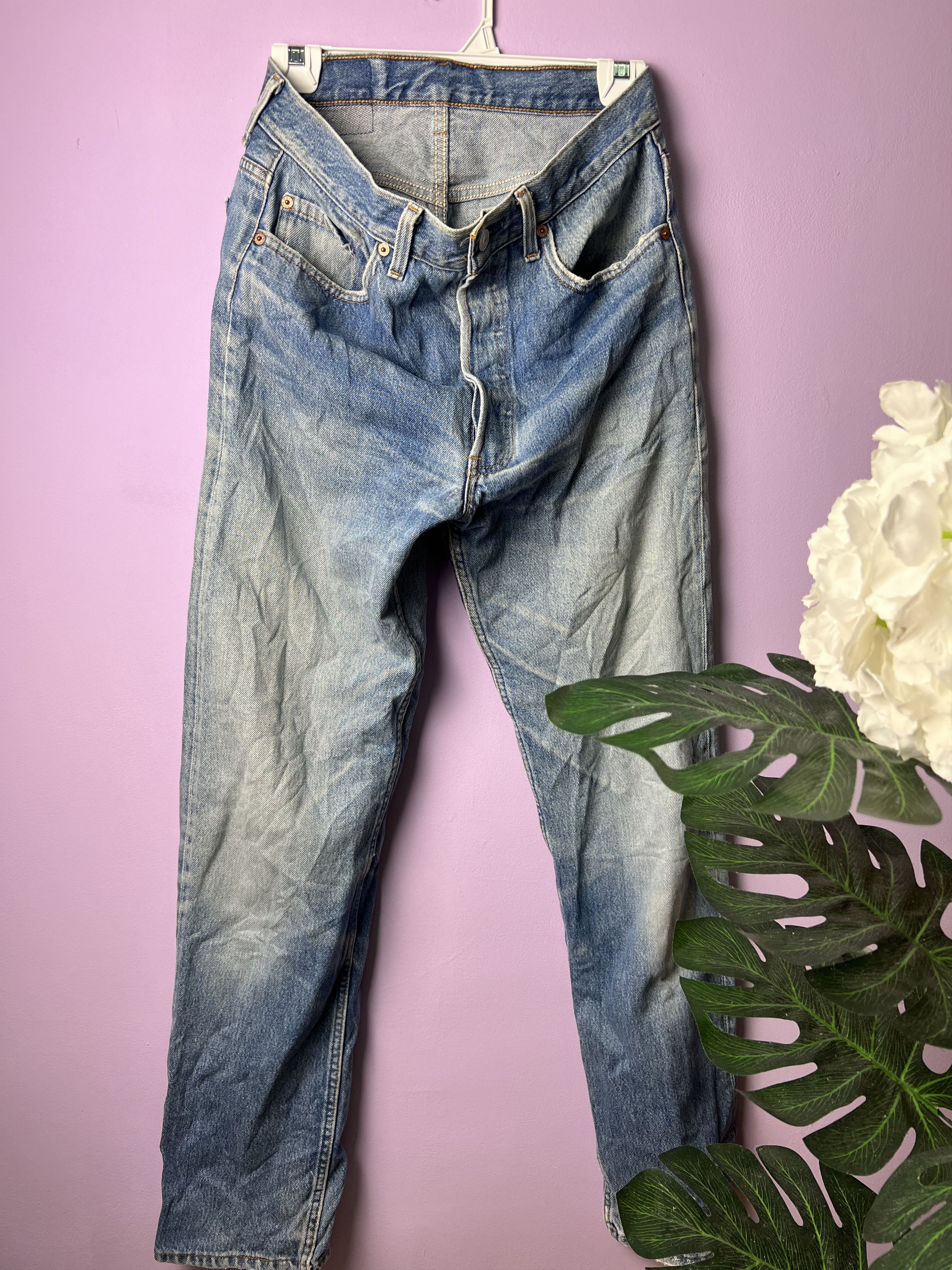 Levi's Vintage Clothing 🔥Vintage Levis 501 Distressed Denim Size US 32 / EU 48 - 2 Thumbnail