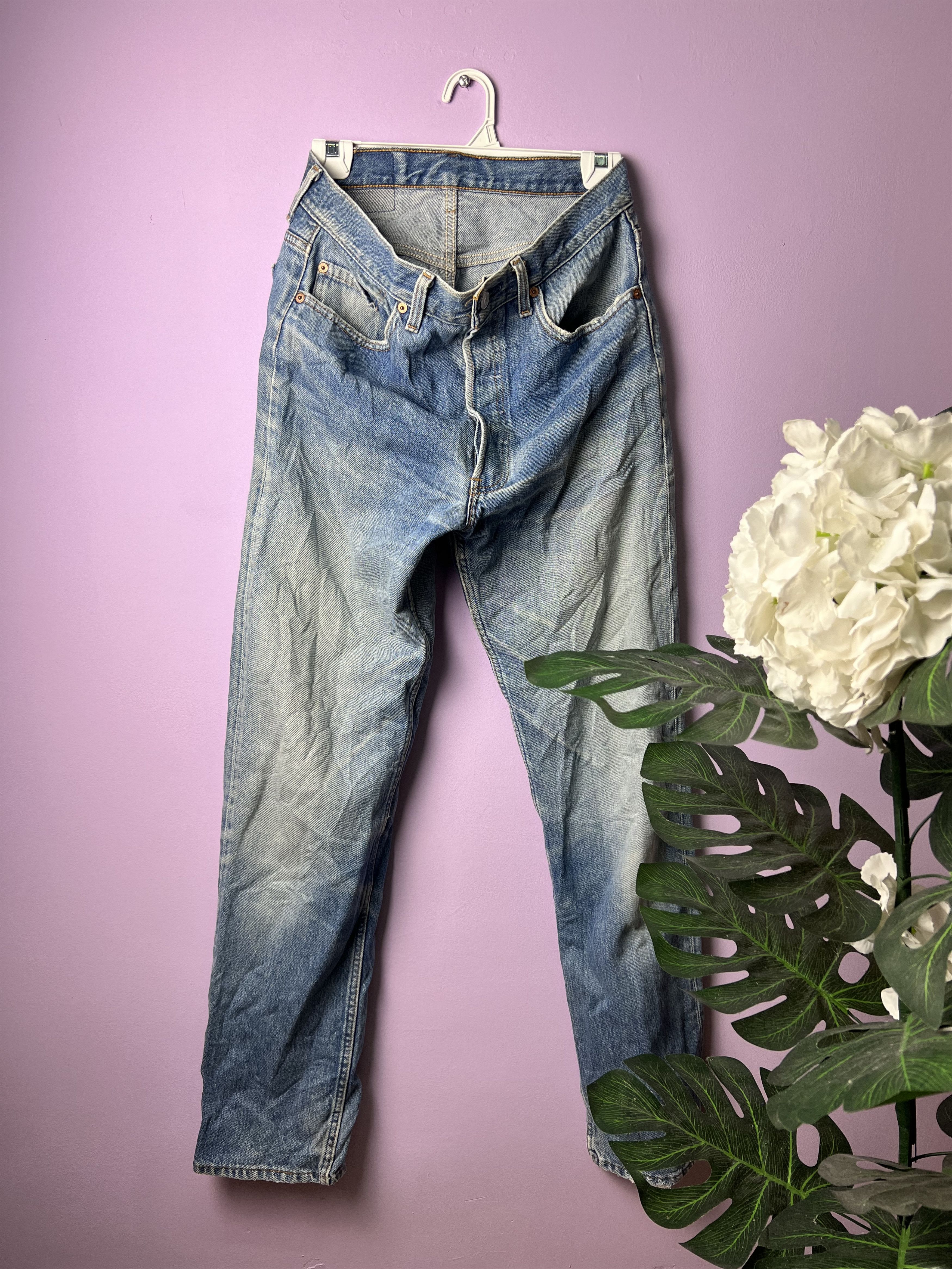 Levi's Vintage Clothing 🔥Vintage Levis 501 Distressed Denim Size US 32 / EU 48 - 1 Thumbnail
