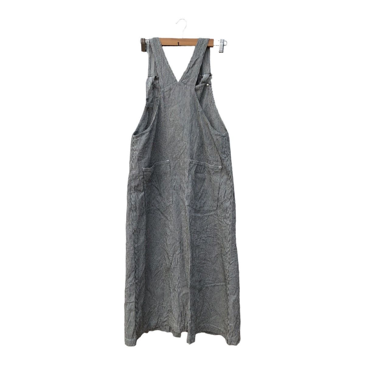 Designer Sunny Clouds Overalls Dress Stripe Design Size ONE SIZE - 2 Thumbnail