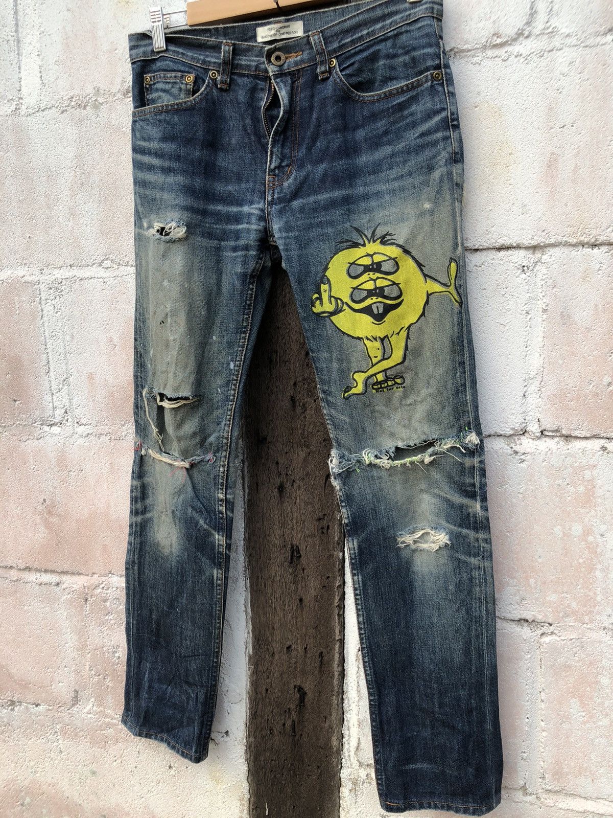 Hysteric Glamour Hysteric Glamour PsychoWorks Jeans Destress Size 31" - 3 Thumbnail