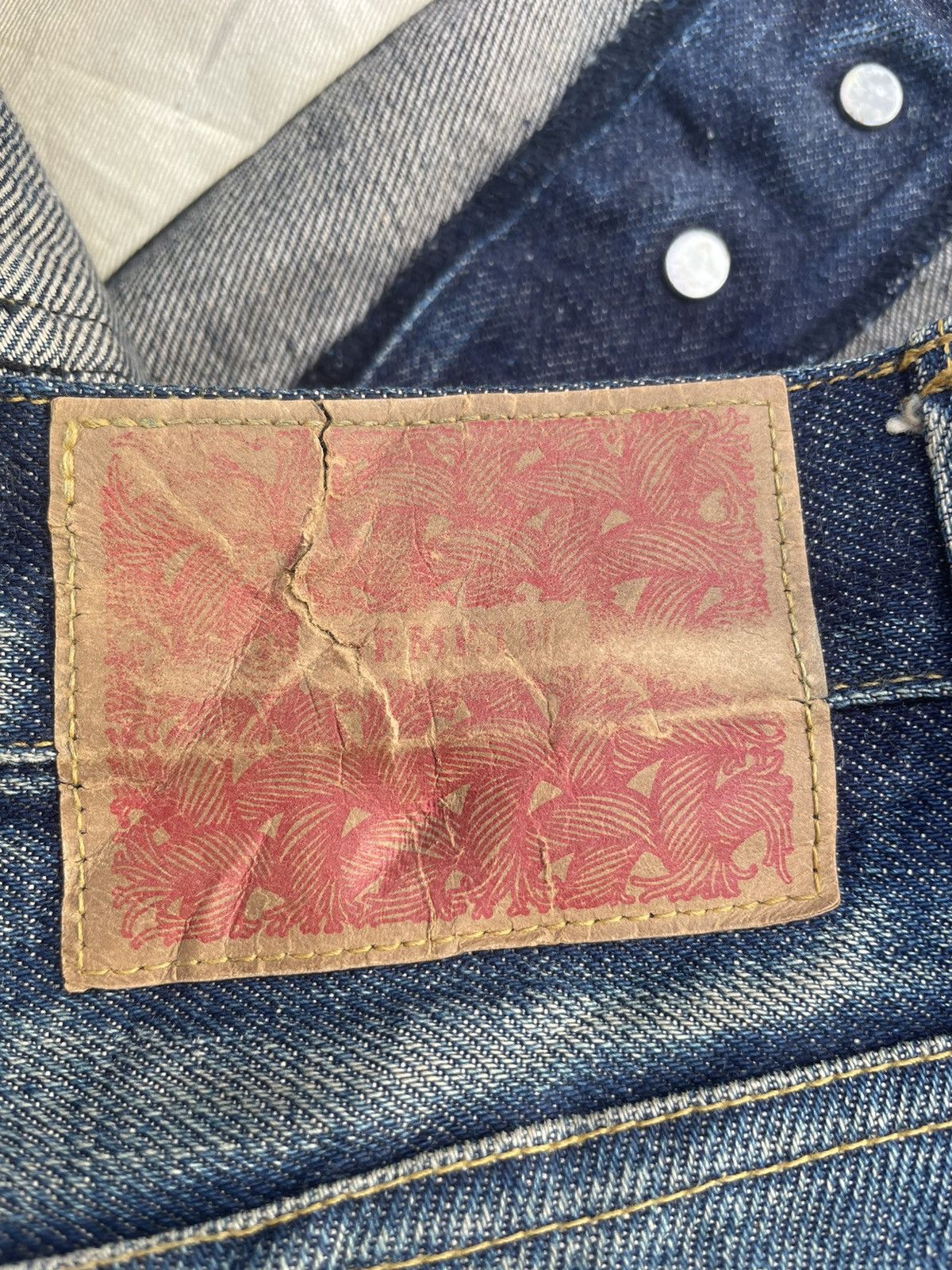 Christopher Nemeth × If Six Was Nine × Le Grande Bleu (L.G.B.) Christopher Nemeth Custom Denim Size US 33 - 14 Thumbnail