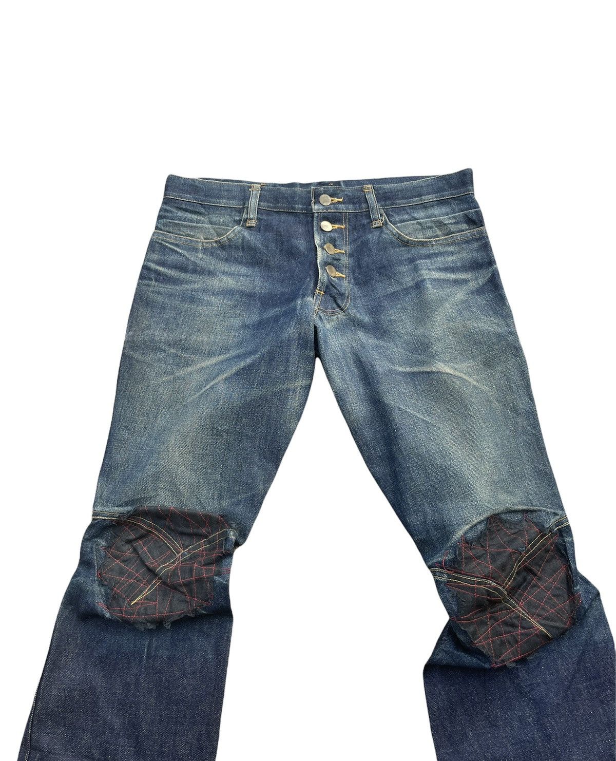 Christopher Nemeth × If Six Was Nine × Le Grande Bleu (L.G.B.) Christopher Nemeth Custom Denim Size US 33 - 3 Thumbnail