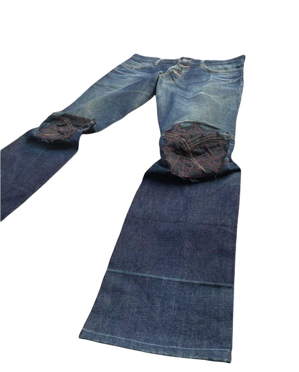 Christopher Nemeth × If Six Was Nine × Le Grande Bleu (L.G.B.) Christopher Nemeth Custom Denim Size US 33 - 2 Thumbnail