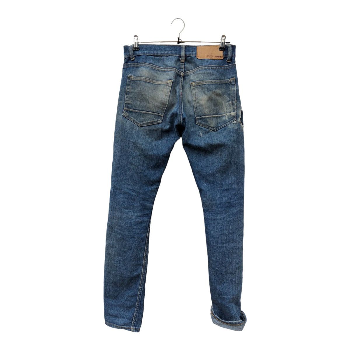 Japanese Brand × Jean Jeans Selvedge Destress Back Number Size US 31 - 2 Thumbnail