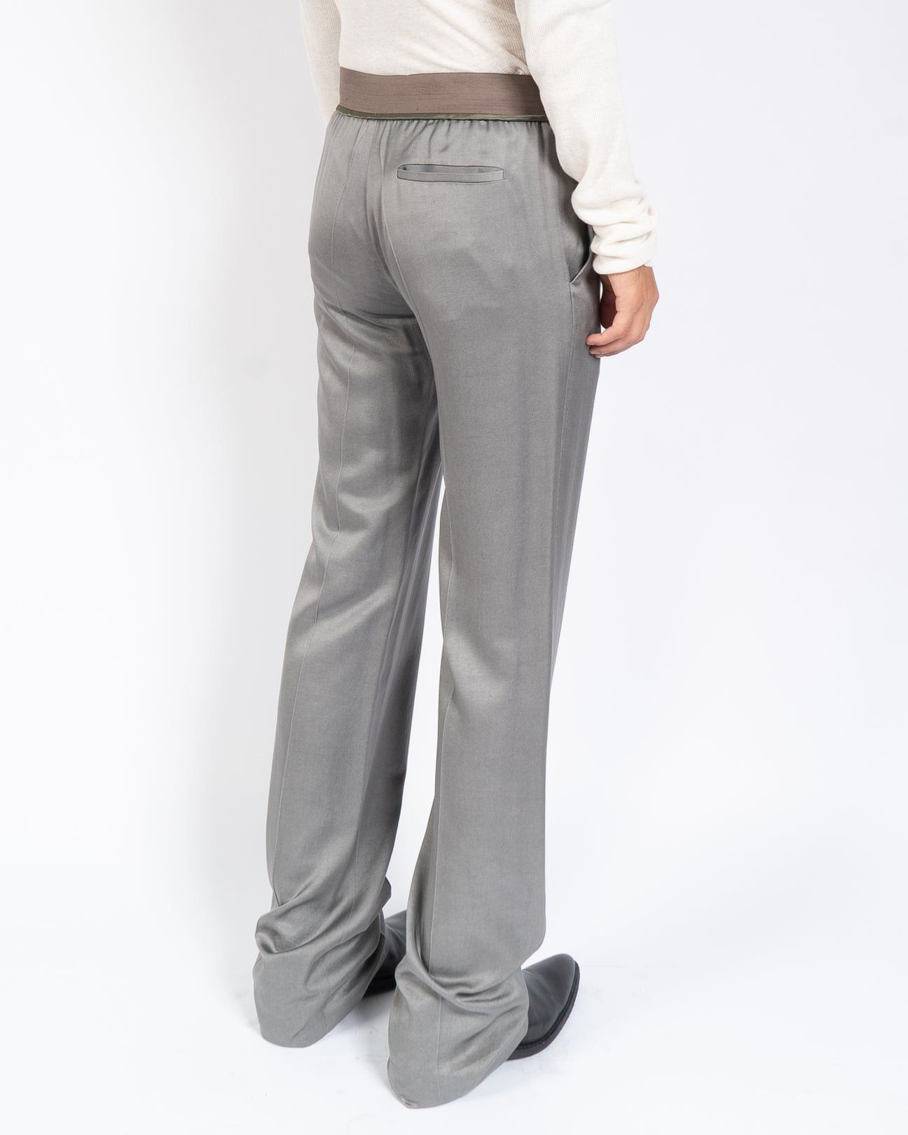 Haider Ackermann SS15 Grey Elastic Waist Trousers Size US 30 / EU 46 - 4 Thumbnail
