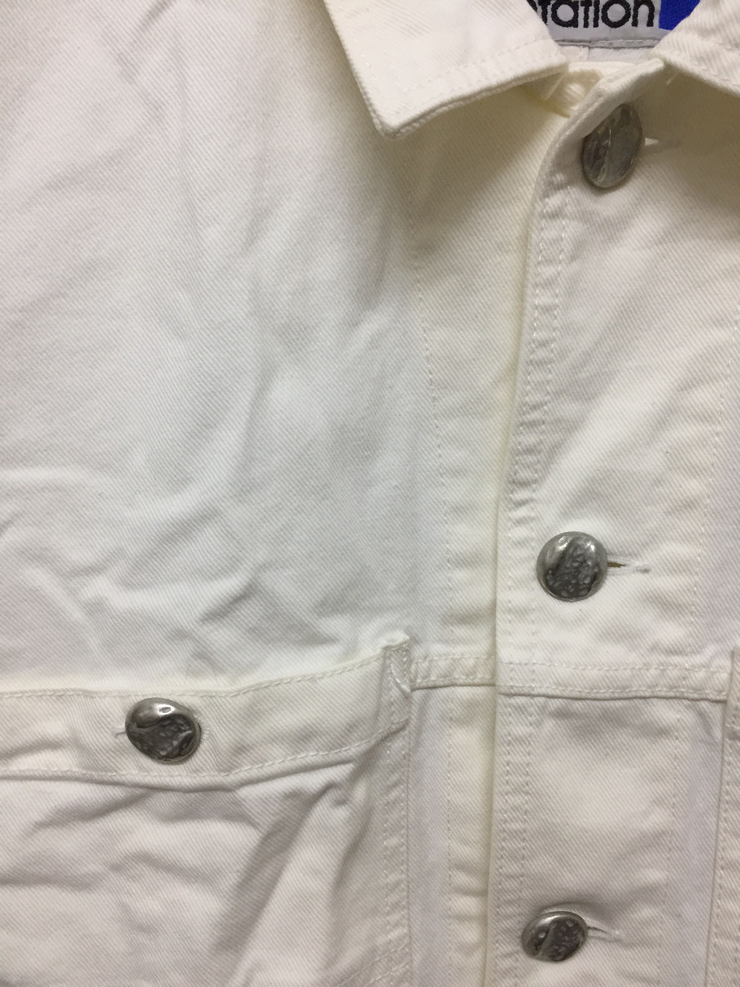 Issey Miyake 1980s ISSEY MIYAKE Plantation tin button heavy denim jacket Size US M / EU 48-50 / 2 - 8 Thumbnail