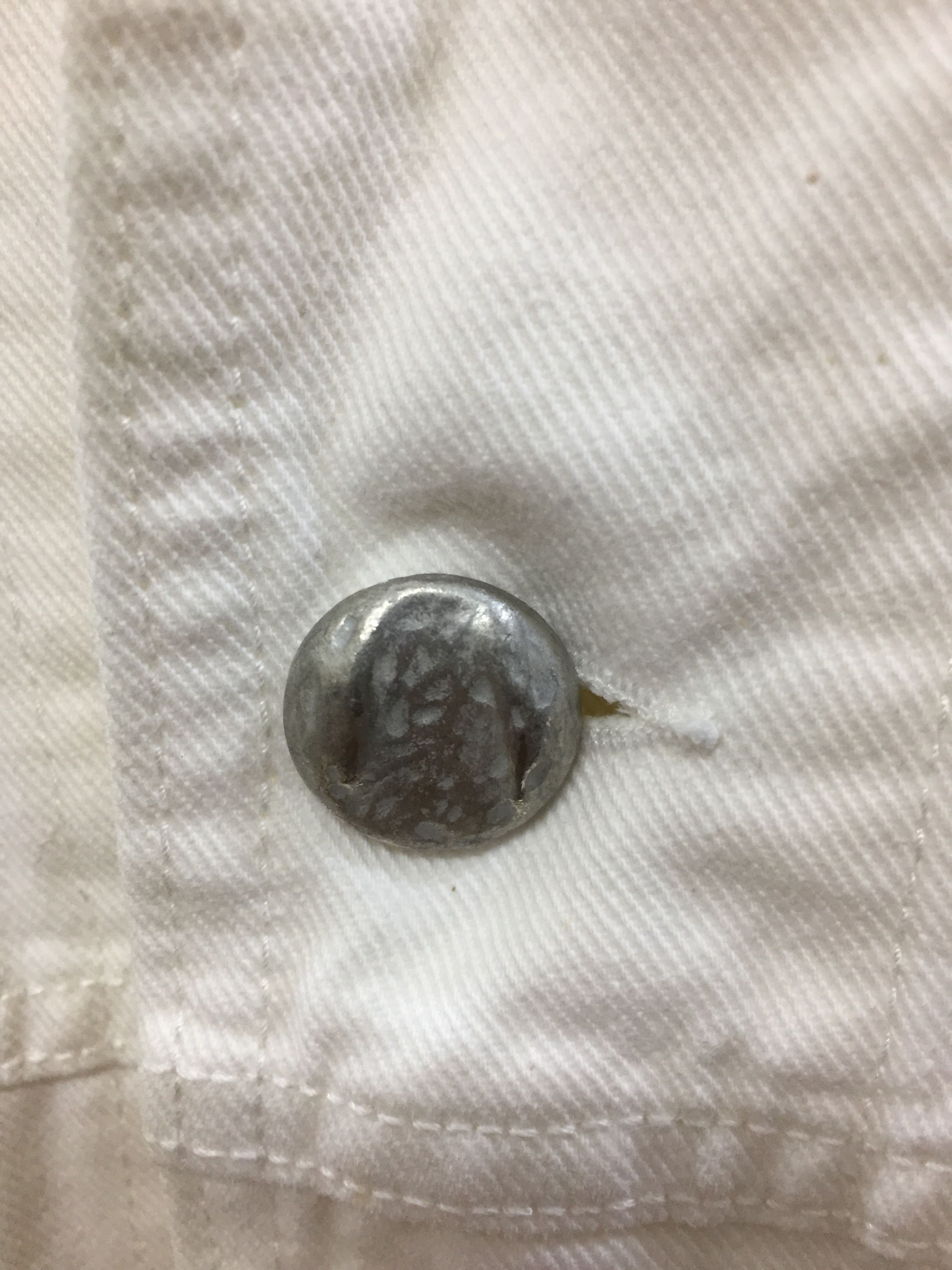 Issey Miyake 1980s ISSEY MIYAKE Plantation tin button heavy denim jacket Size US M / EU 48-50 / 2 - 11 Thumbnail