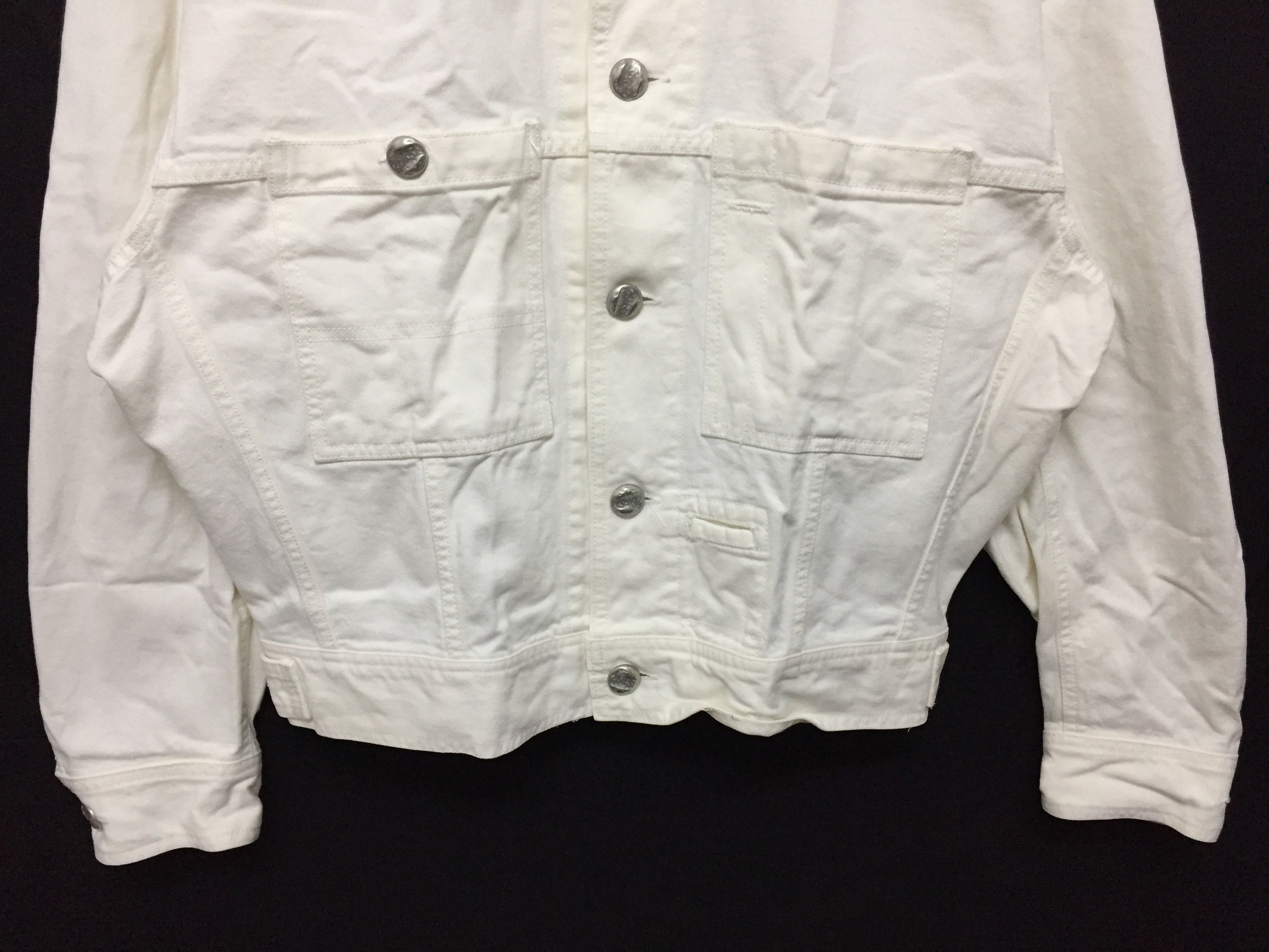 Issey Miyake 1980s ISSEY MIYAKE Plantation tin button heavy denim jacket Size US M / EU 48-50 / 2 - 5 Thumbnail