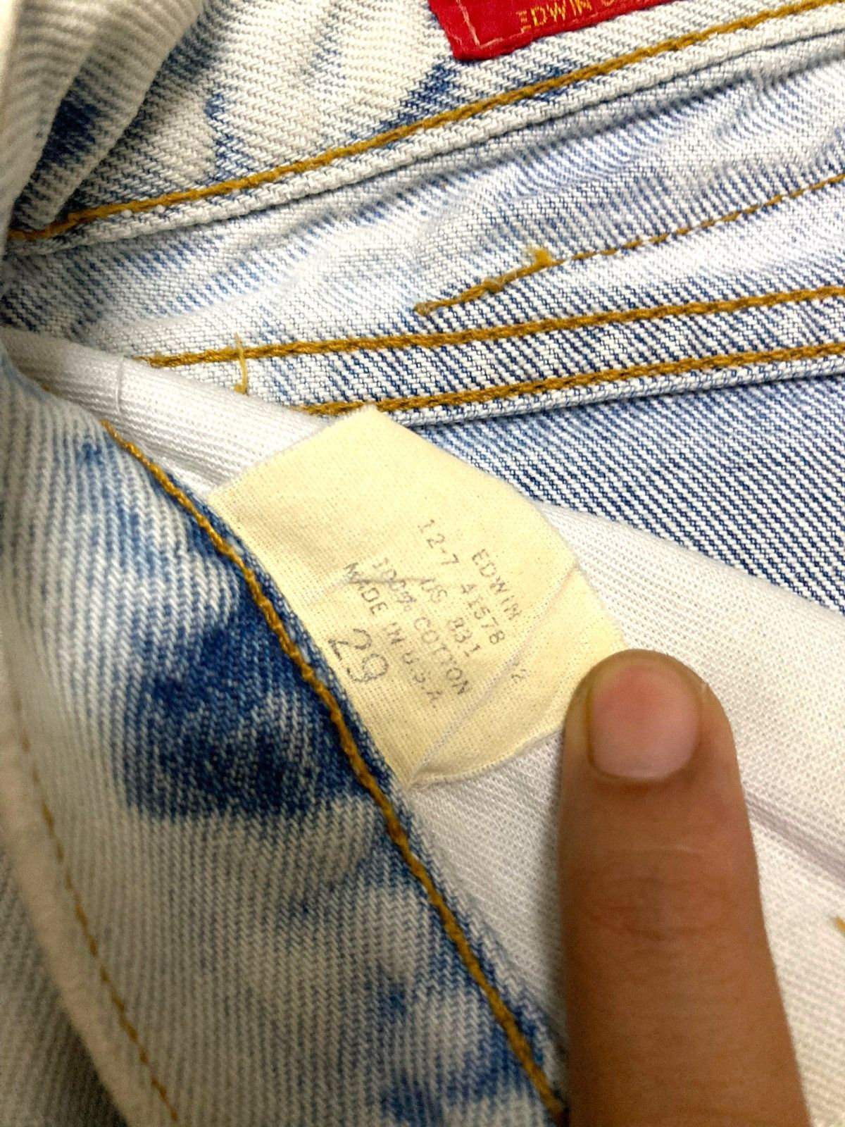 Edwin Vintage Edwin Cowboy Tapered Jeans Size 26" / US 2 / IT 38 - 15 Thumbnail