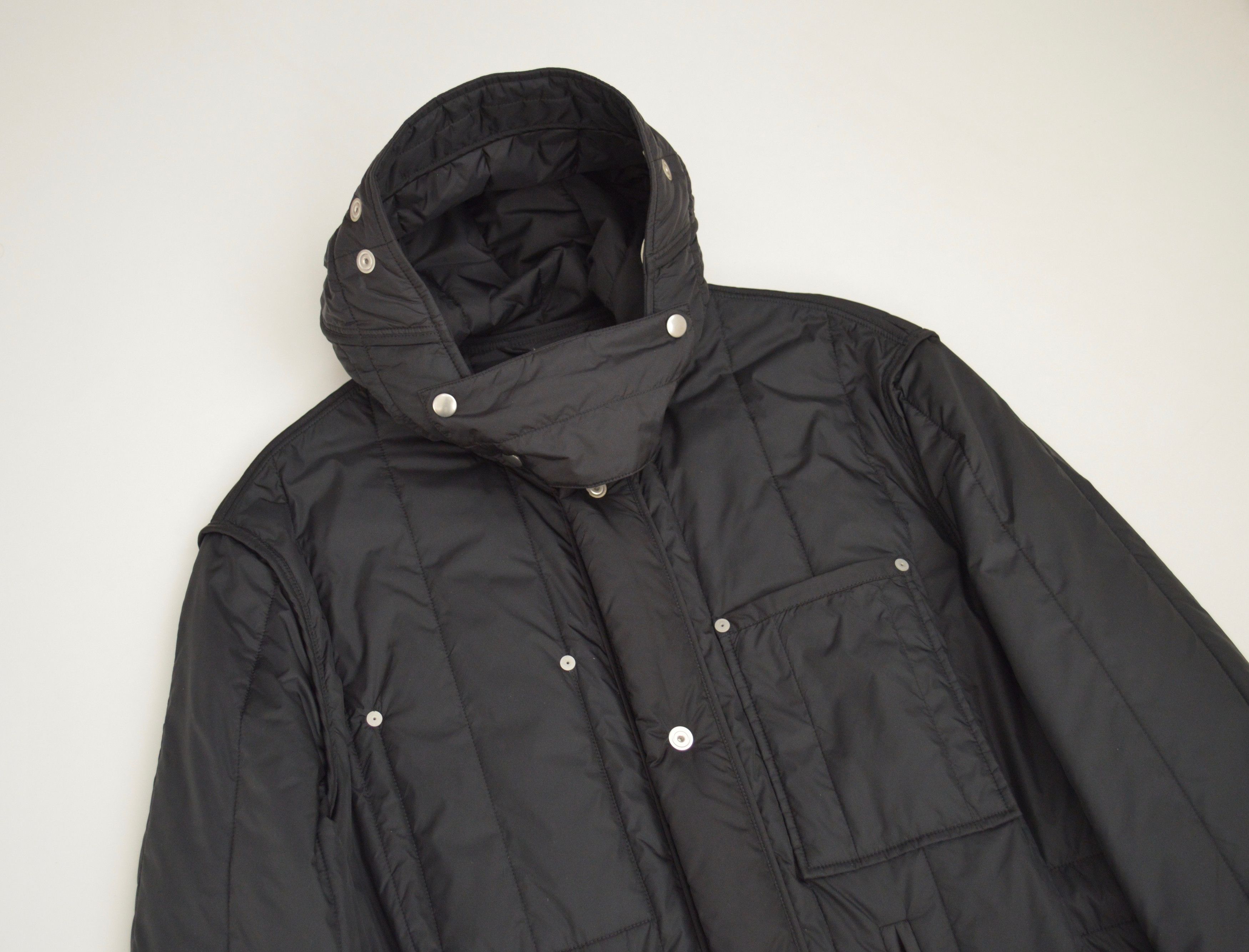 Maison Margiela A/W 18 ‘Inside Out’ Black Nylon Parka Size US M / EU 48-50 / 2 - 4 Thumbnail