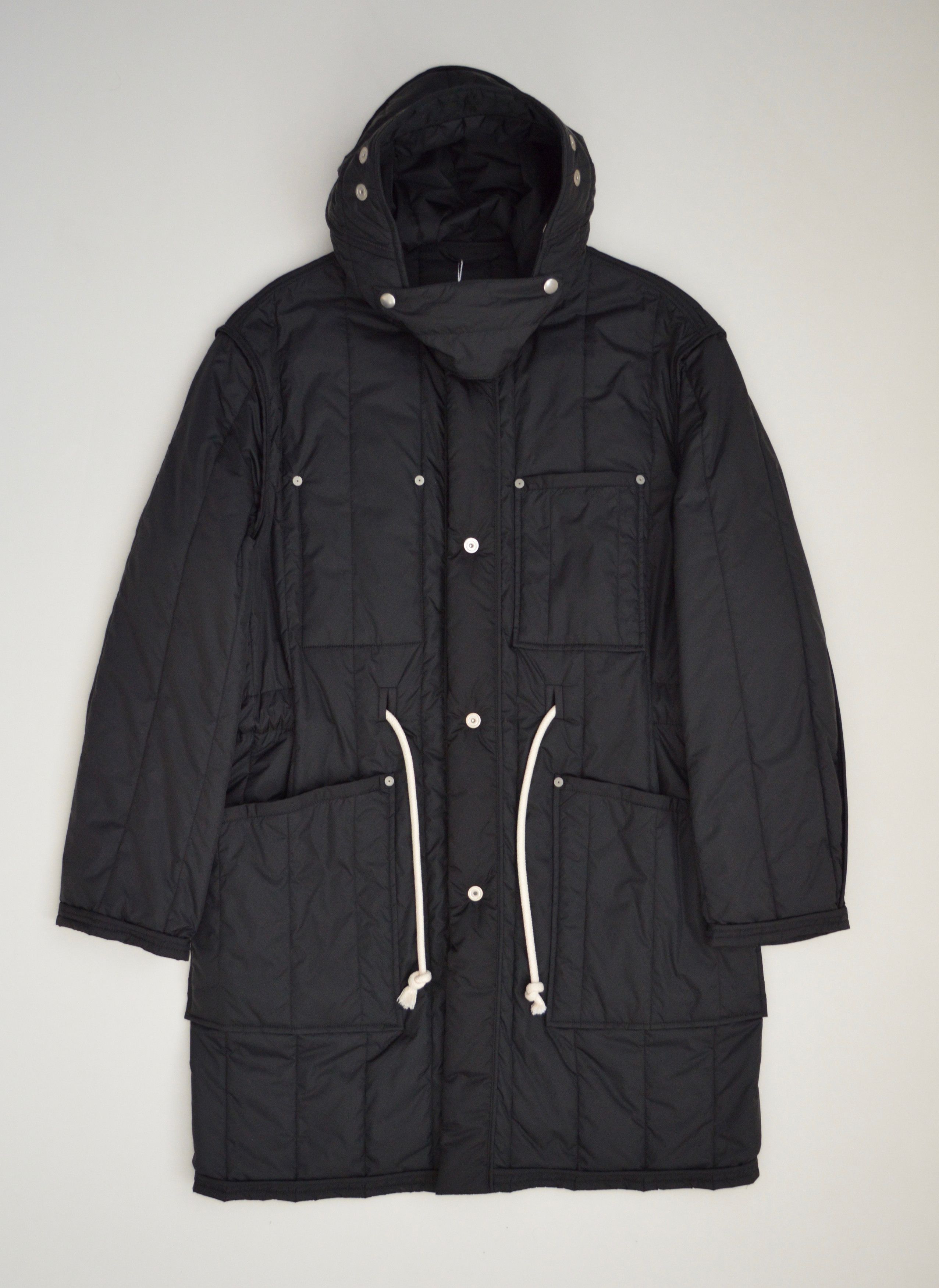 Maison Margiela A/W 18 ‘Inside Out’ Black Nylon Parka Size US M / EU 48-50 / 2 - 1 Thumbnail
