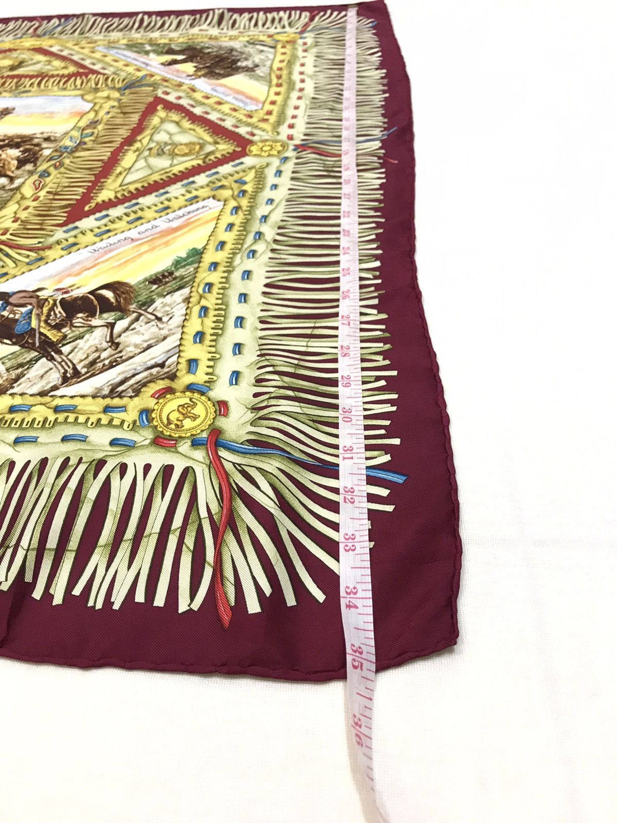 Cowboy Equipment × Designer × Other VINTAGE HUNTING WORLD BUFFALO BILL'S WILD WEST SILK SCARF Size ONE SIZE - 9 Thumbnail