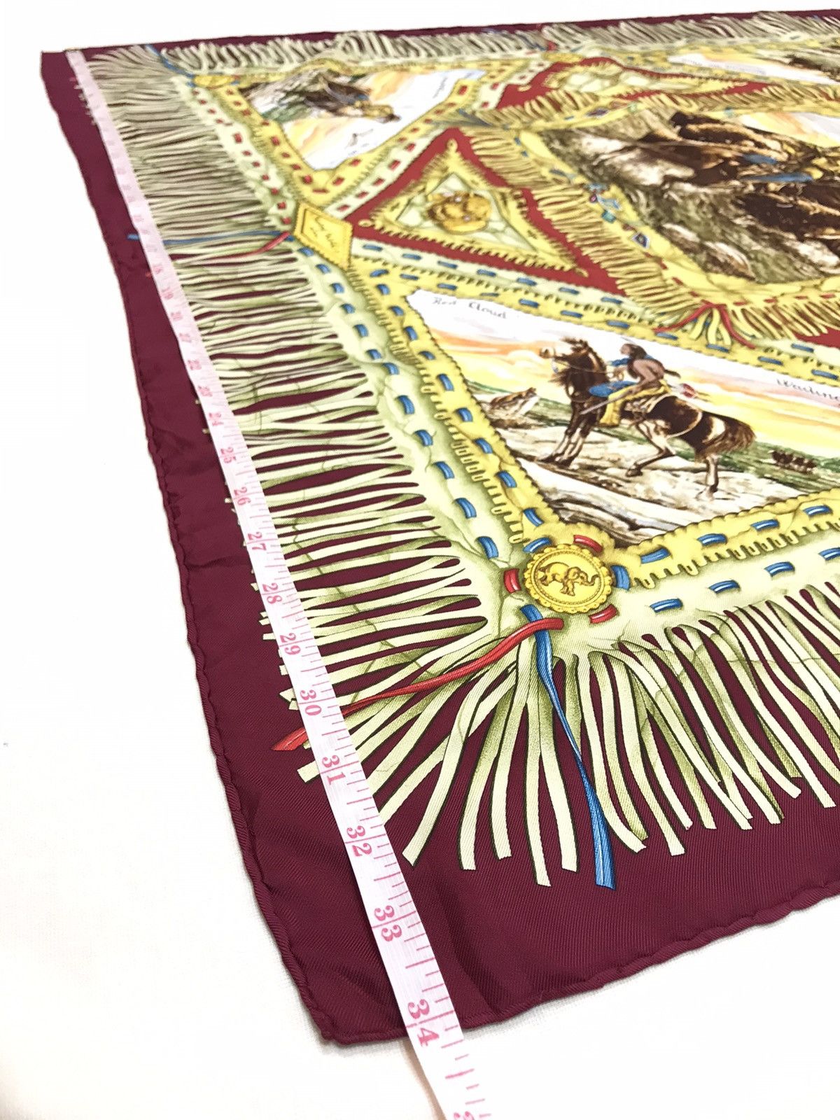 Cowboy Equipment × Designer × Other VINTAGE HUNTING WORLD BUFFALO BILL'S WILD WEST SILK SCARF Size ONE SIZE - 8 Thumbnail