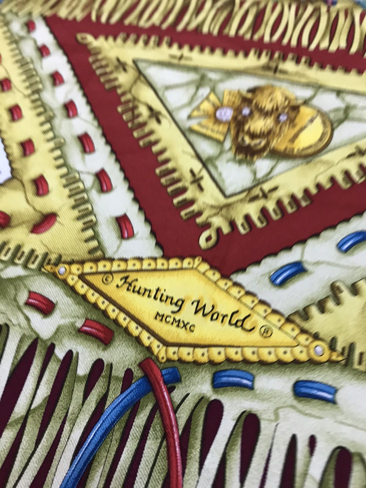 Cowboy Equipment × Designer × Other VINTAGE HUNTING WORLD BUFFALO BILL'S WILD WEST SILK SCARF Size ONE SIZE - 2 Thumbnail
