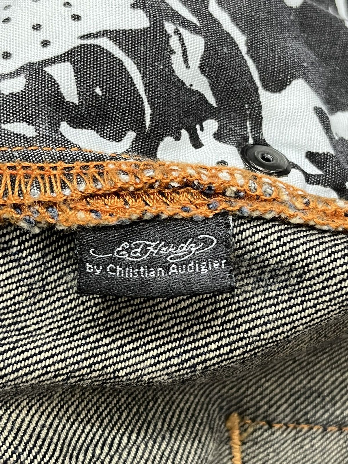 Christian Audigier SICK💥THE GODFATHER x ED HARDY Panther Vs Snake Tattoo Wear Size US 36 / EU 52 - 16 Thumbnail