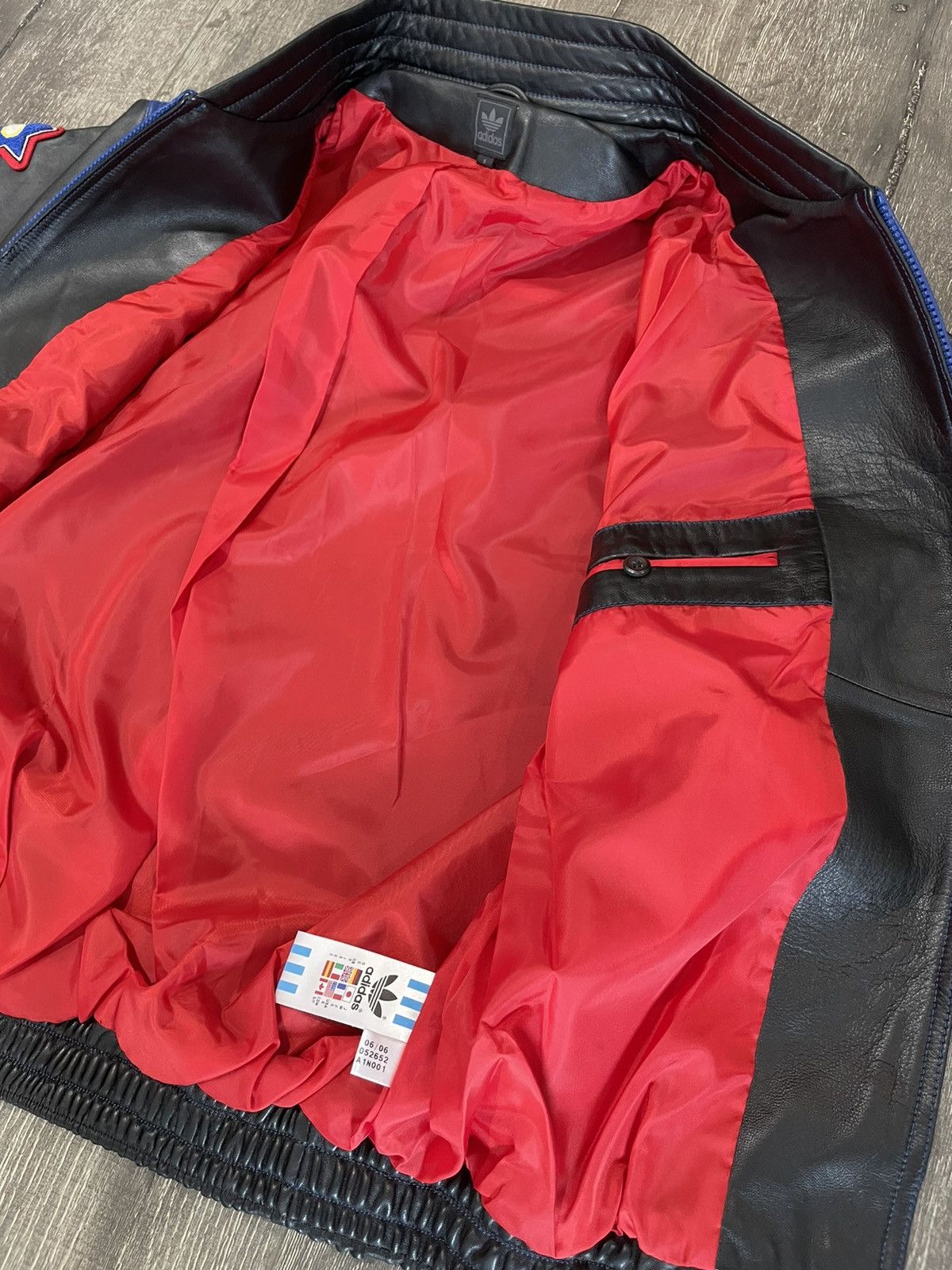 Adidas OG Genuine Leather Run DMC ADIDAS Jacket Size US S / EU 44-46 / 1 - 10 Thumbnail
