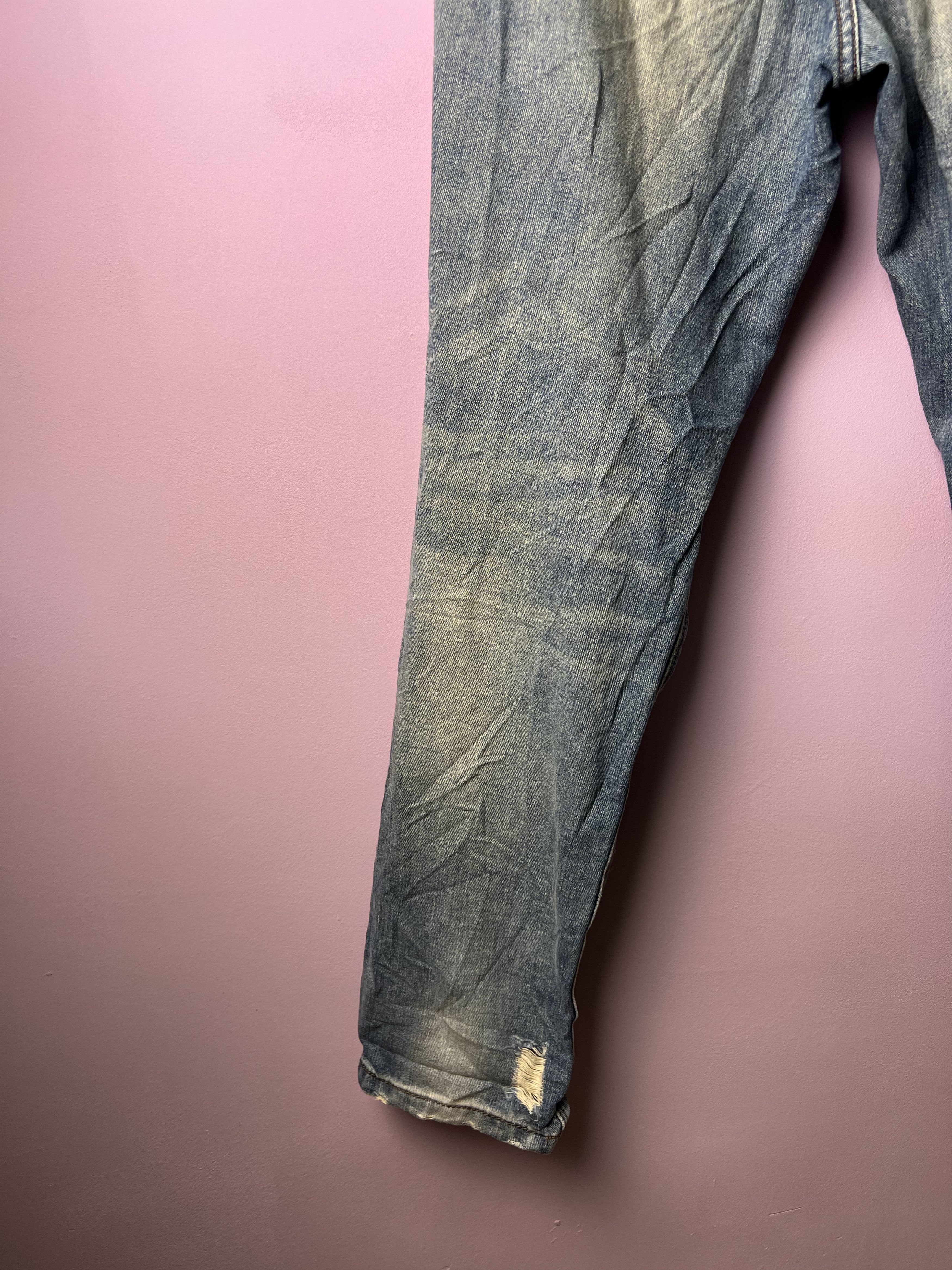 Zara 🔥Zara Distressed Denim Size US 33 - 13 Thumbnail