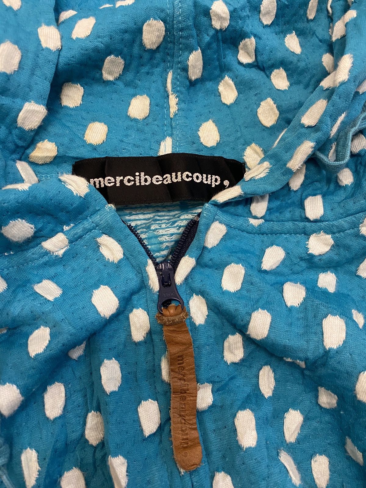 Issey Miyake × Japanese Brand × mercibeaucoup 🔥🔥💰💰Mercibeaucoup Issey Miyake polka dot hoodie Size US S / EU 44-46 / 1 - 7 Thumbnail