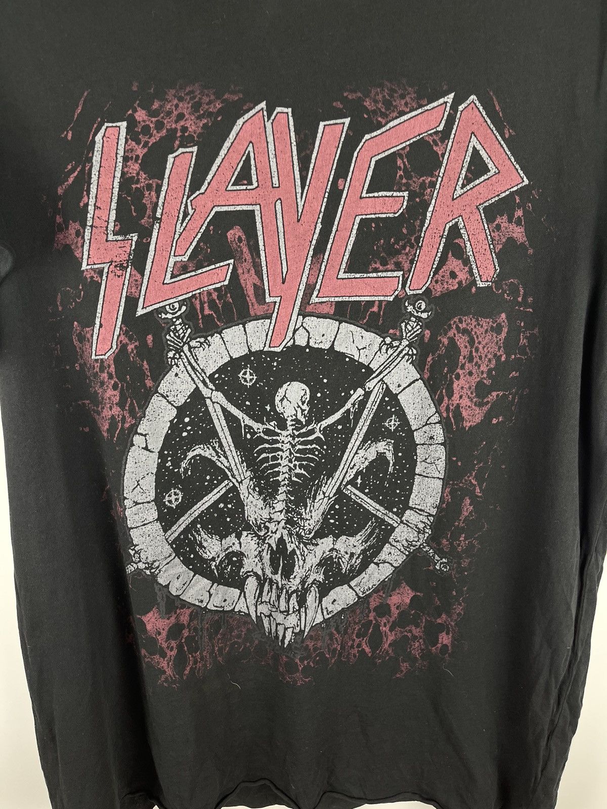 Band Tees Slayer 2017 skeleton grasp band tee shirt Size US XL / EU 56 / 4 - 4 Thumbnail