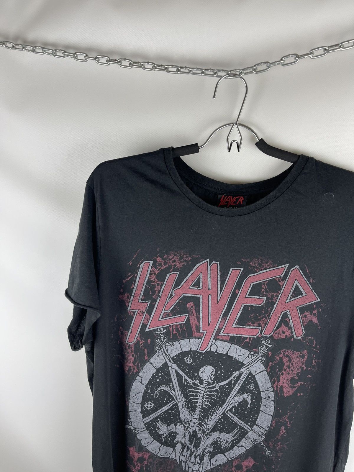 Band Tees Slayer 2017 skeleton grasp band tee shirt Size US XL / EU 56 / 4 - 2 Thumbnail