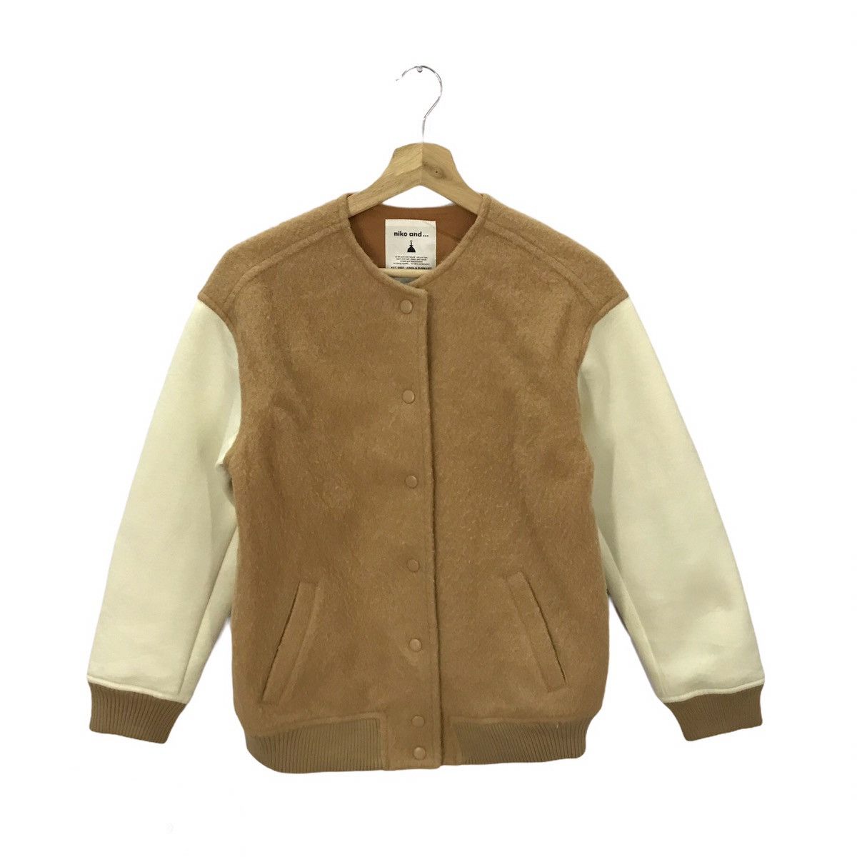 Japanese Brand Niko and wool varsity Jacket Size US S / EU 44-46 / 1 - 1 Thumbnail