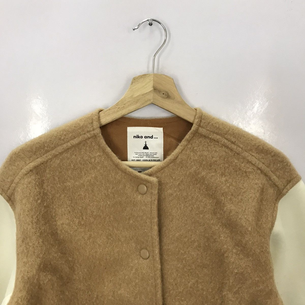 Japanese Brand Niko and wool varsity Jacket Size US S / EU 44-46 / 1 - 2 Thumbnail