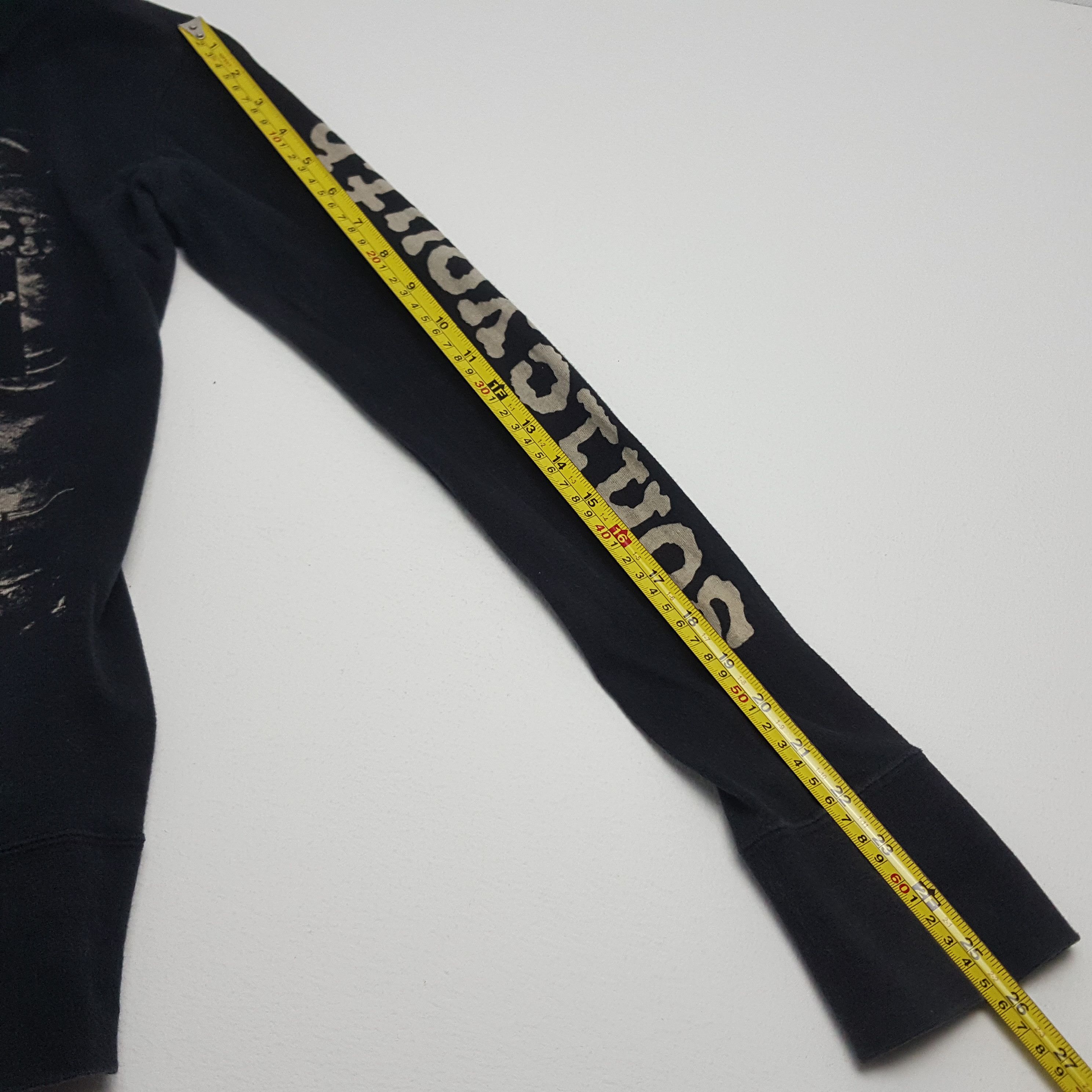 Vintage Vintage SONIC YOUTH American Rock Grunge Band Hoodies Size US XS / EU 42 / 0 - 6 Thumbnail