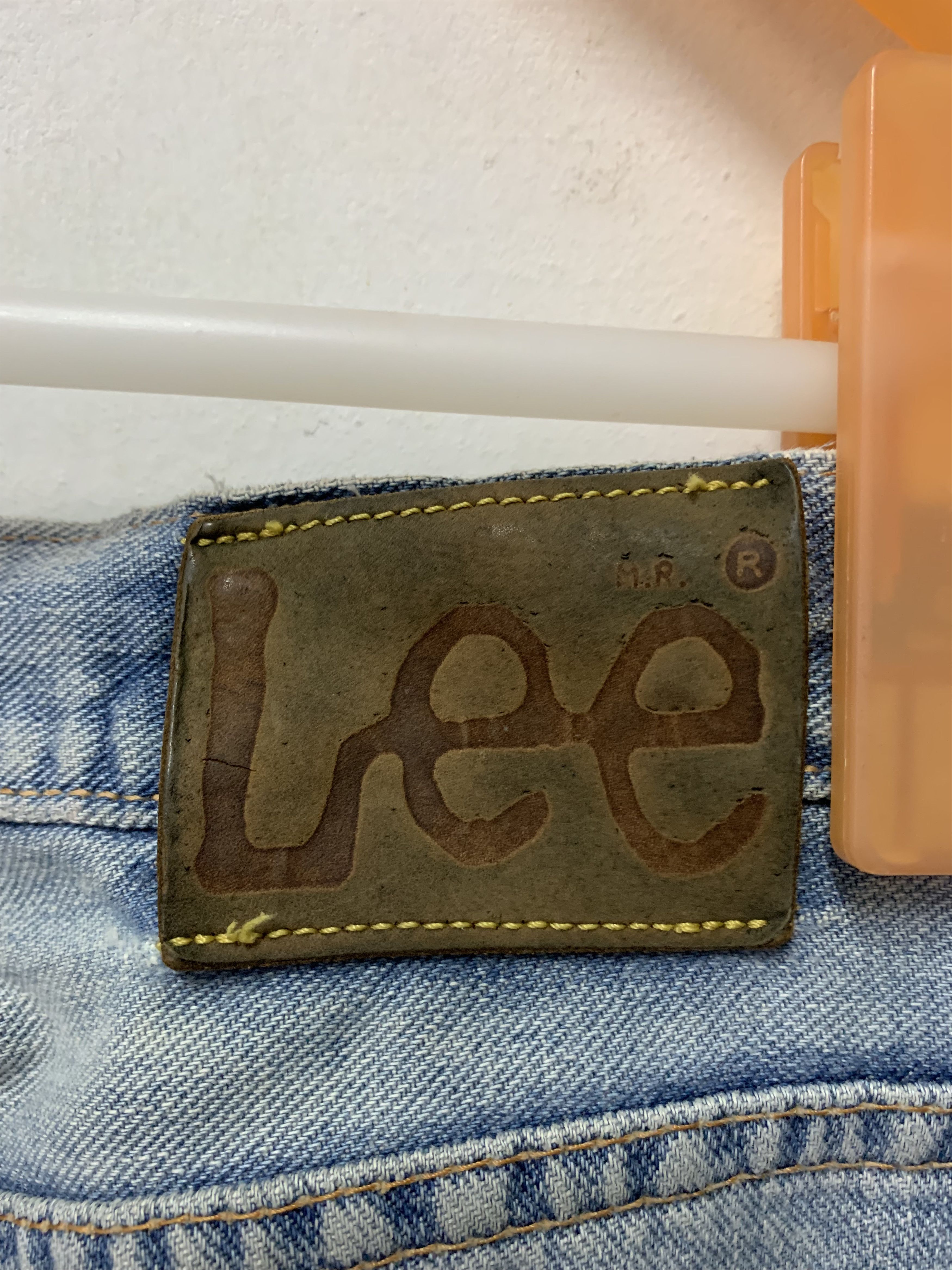 Lee Vintage Lee Rider Fly Button Sided Selvedge Distressed Denim Size US 32 / EU 48 - 7 Thumbnail