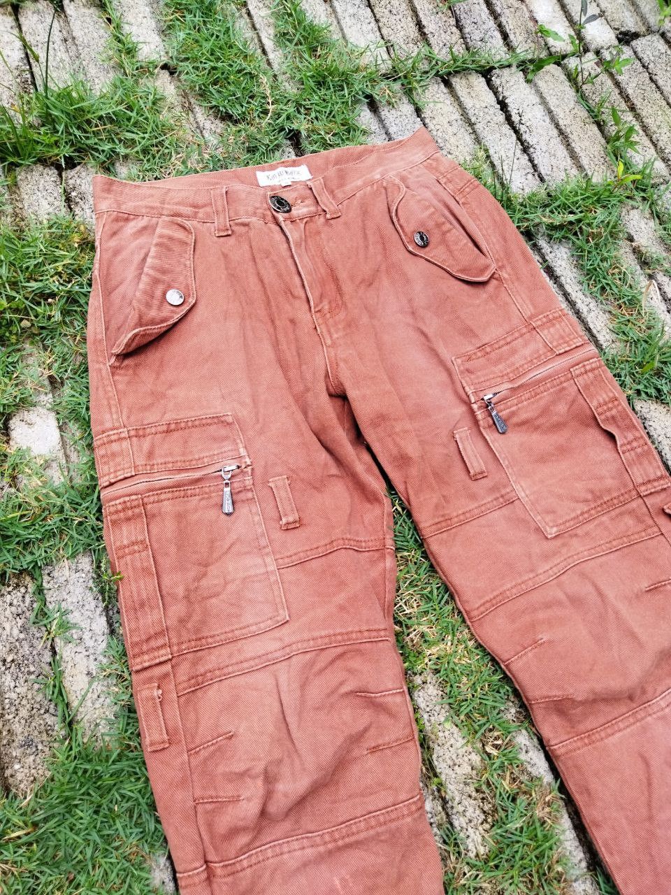 LOWBOX Lowbox Japan 6 Pocket Zipper Cargo Pants Size US 30 / EU 46 - 4 Thumbnail
